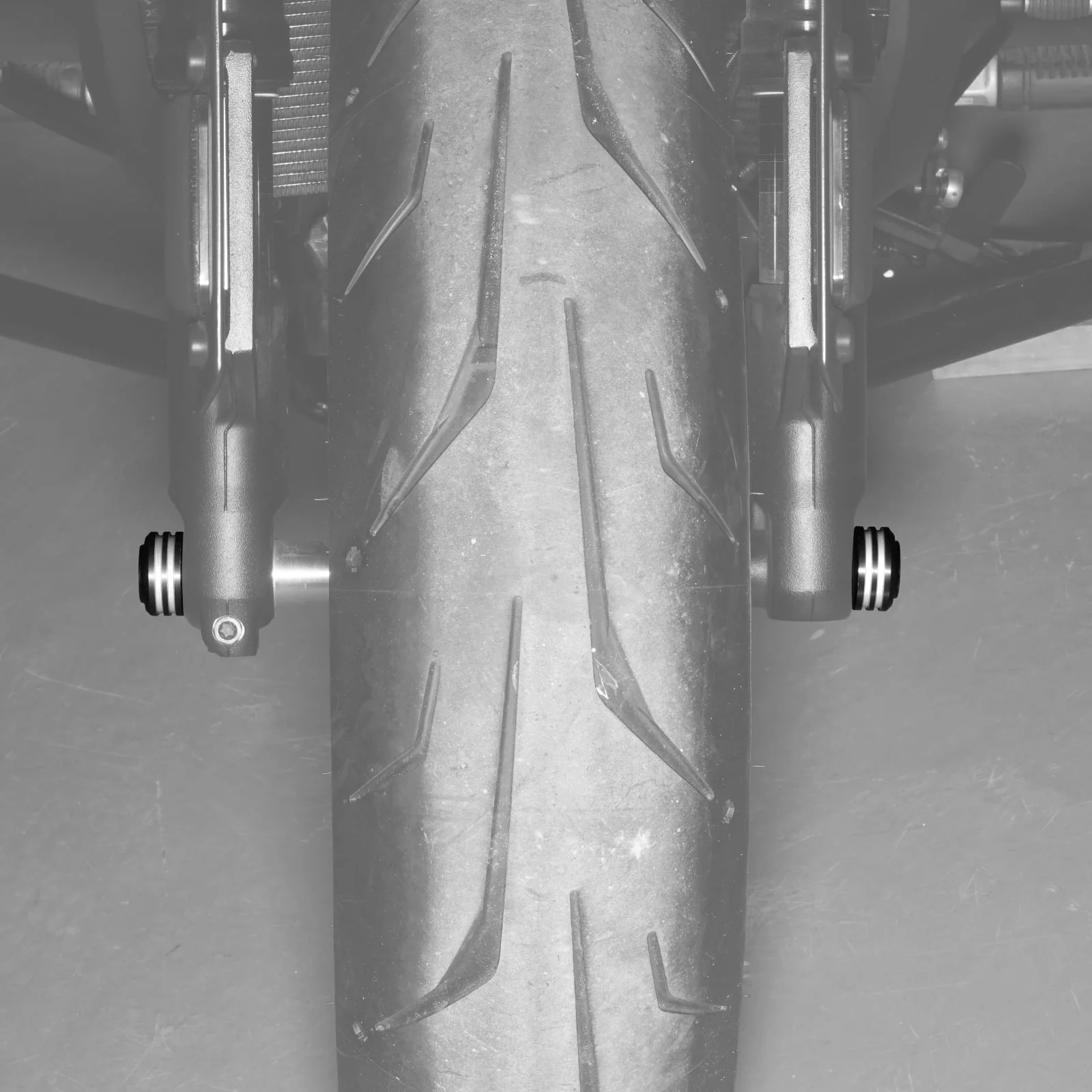 Front Rear Axle Nut Covers Cap Set For Harley Sportster S Pan America - Image 8