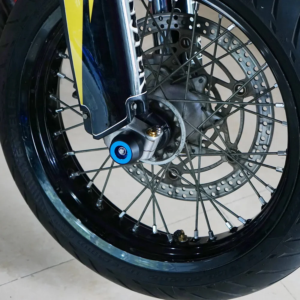 Front Rear Axle Slider Crash Pads For Suzuki DRZ400 DRZ400E DRZ400S 2000-2022 - Image 3