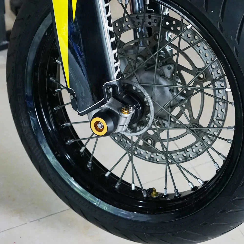 Front Rear Axle Slider Crash Pads For Suzuki DRZ400 DRZ400E DRZ400S 2000-2022 - Image 6