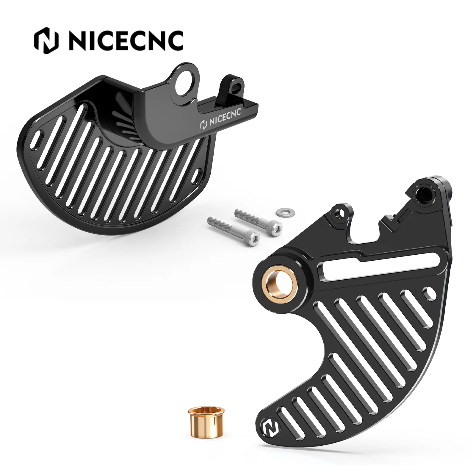 Front Rear Brake Disc Guard Kit For Husqvarna TC 125 FC 250 TE TX 300 FX 350 450 FE 501 - Image 25