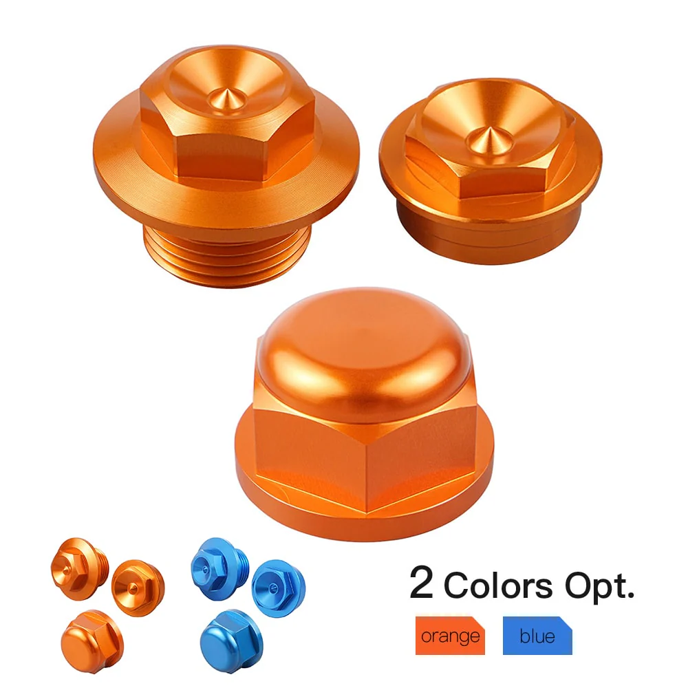 Front Rear Wheel Axle Nuts Bolts for KTM 350 500 EXC-F 2016-2022 - Image 8