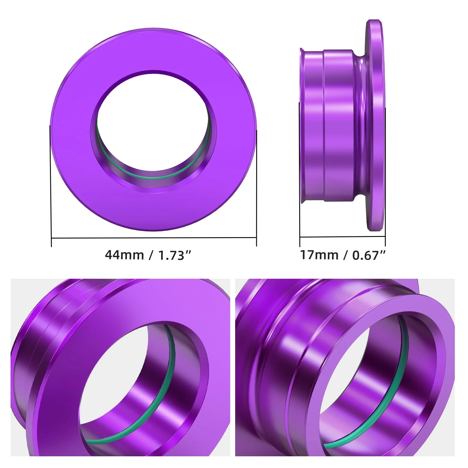 Front Rear Wheel Spacers Hub Collars Kit For Stark Varg EX MX 2024-2025 - Image 14