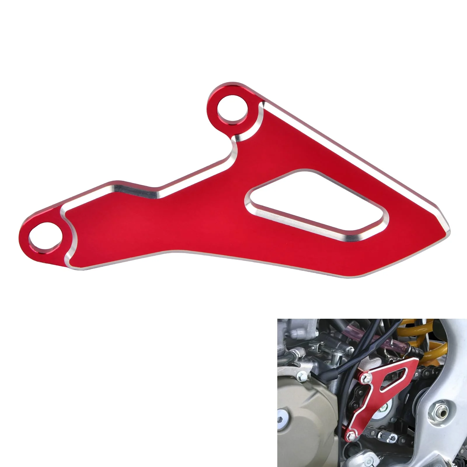 Billet Front Sprocket Cover Chain Guard for Honda and Yamaha - Image 5