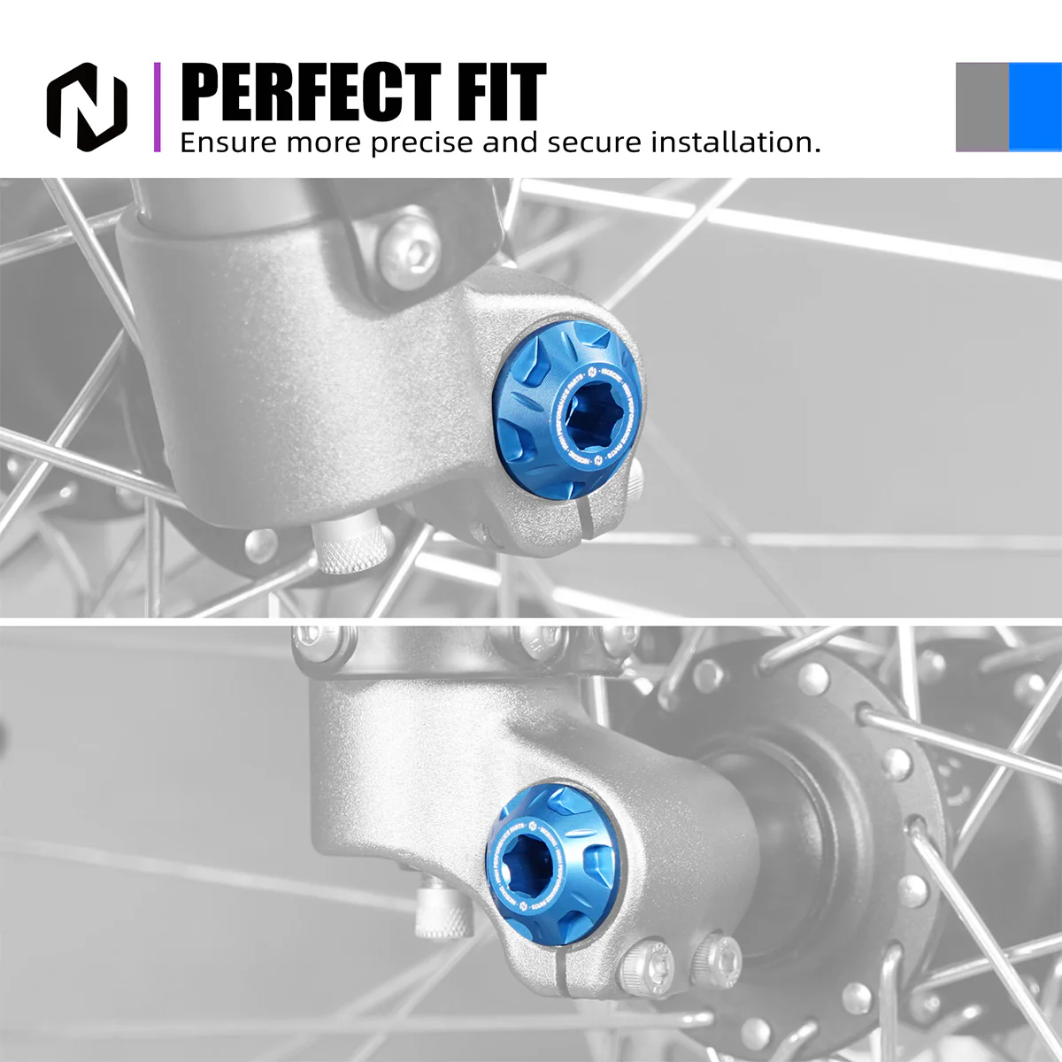 Front Wheel Axle Bolt Nut Kit For Surron Light Bee X/ S/ L1E Segway X160 X260 - Image 3