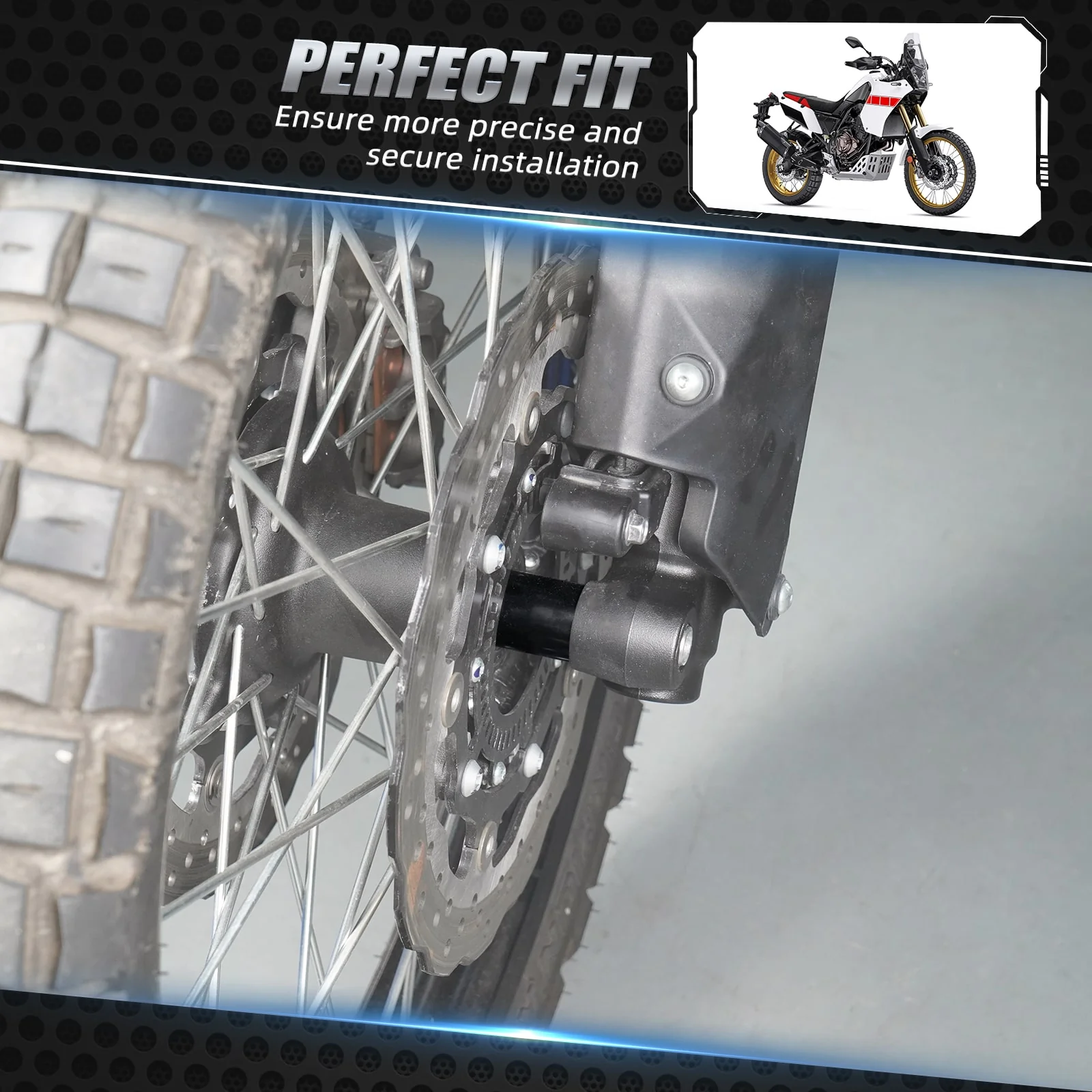 Front Wheel Spacers For Yamaha Tenere 700 /XTZ700 2019-2024 - Image 9