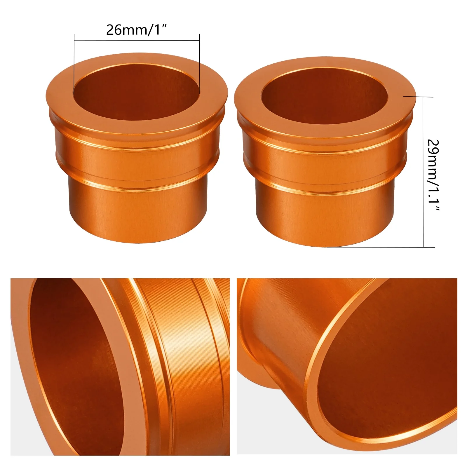 Front Wheel Spacers Hub Collars For KTM 350 500 EXC-F 2003-2015 - Image 7