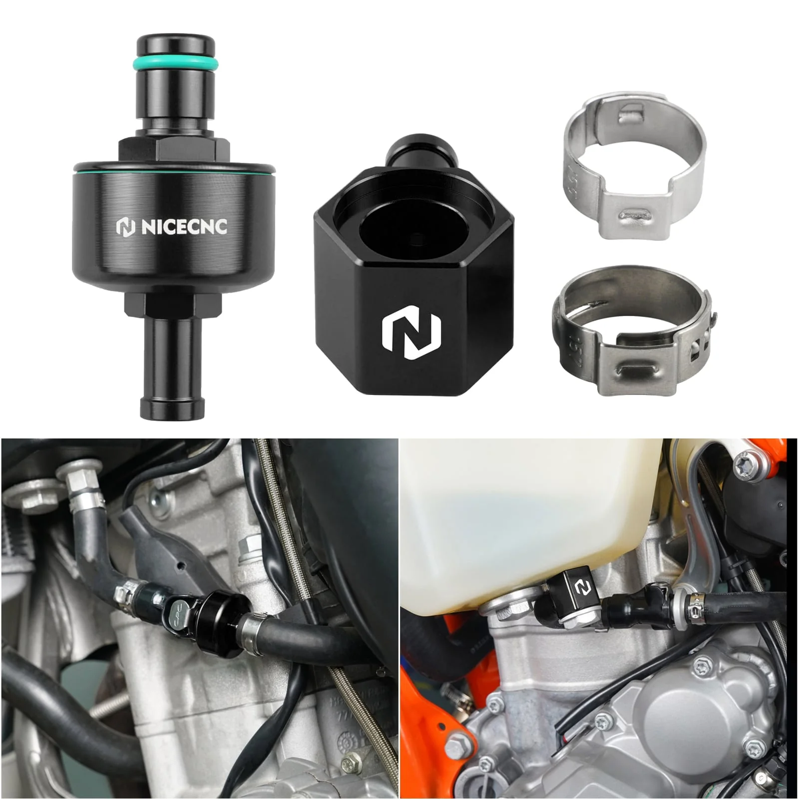 Fuel Line Tank Connector for KTM 350/500 EXCF 2020-2022 - Image 2