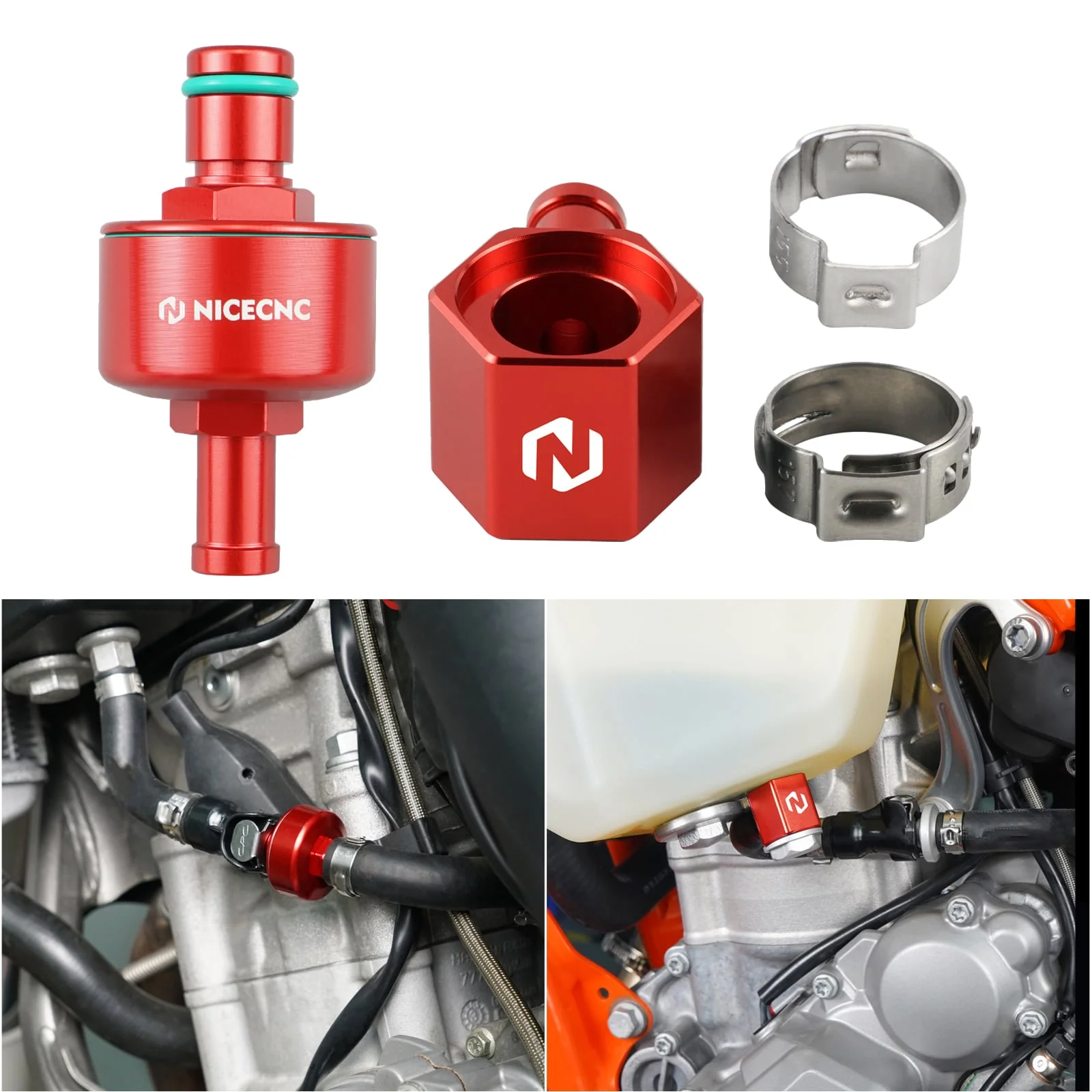 Fuel Line Tank Connector for KTM 350/500 EXCF 2020-2022 - Image 3