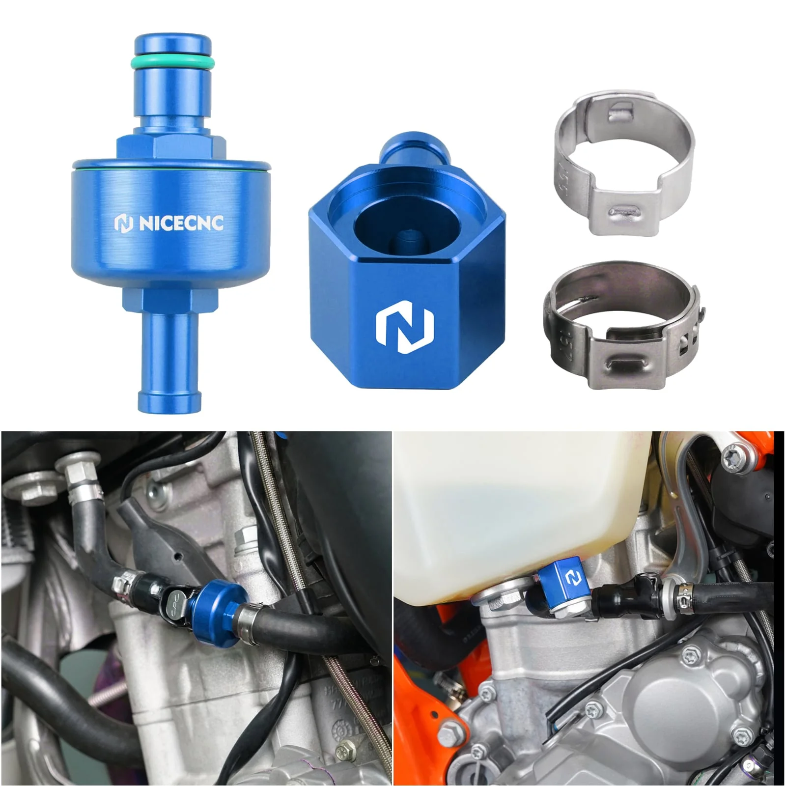 Fuel Line Tank Connector for KTM 350/500 EXCF 2020-2022 - Image 4
