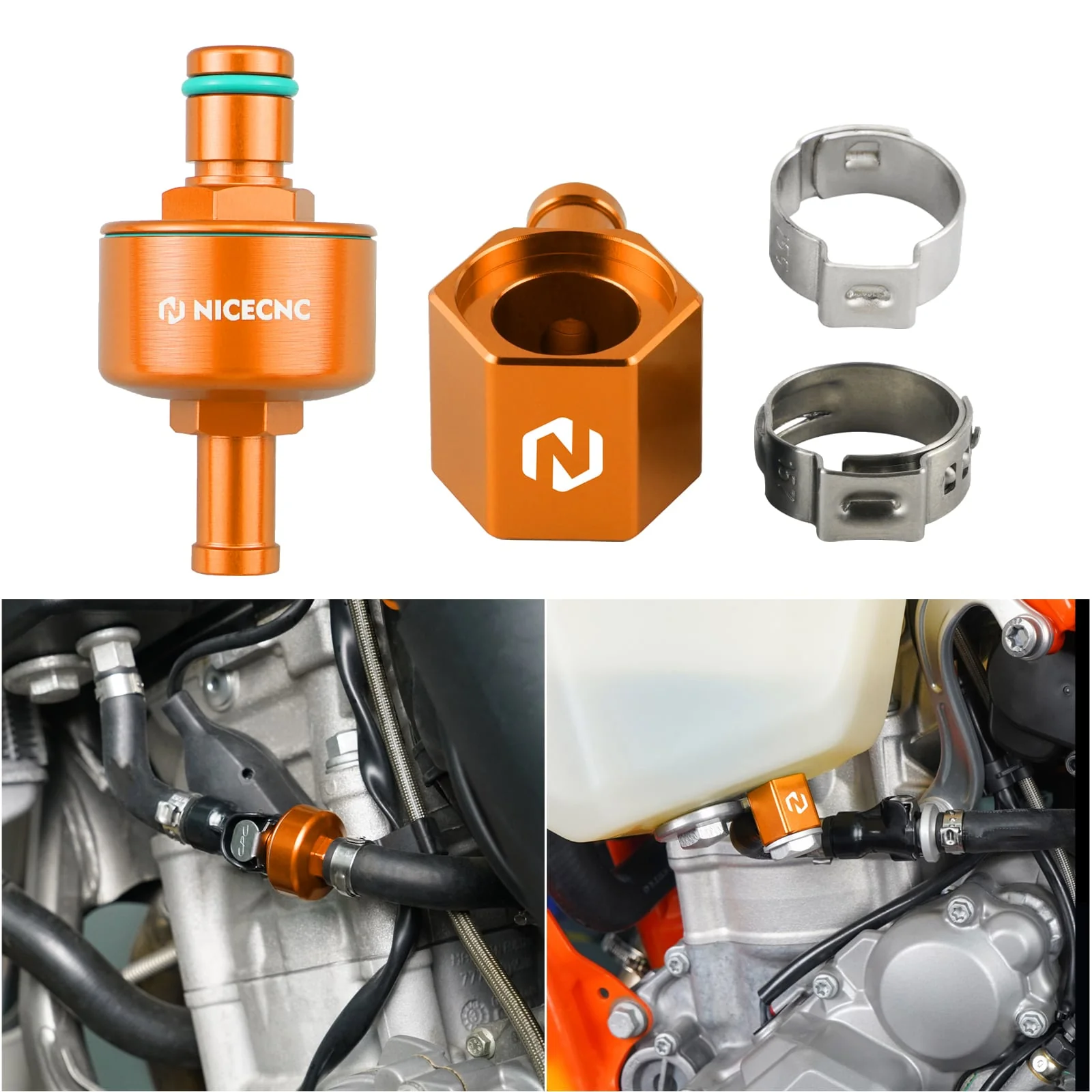 Fuel Line Tank Connector for KTM 350/500 EXCF 2020-2022 - Image 5