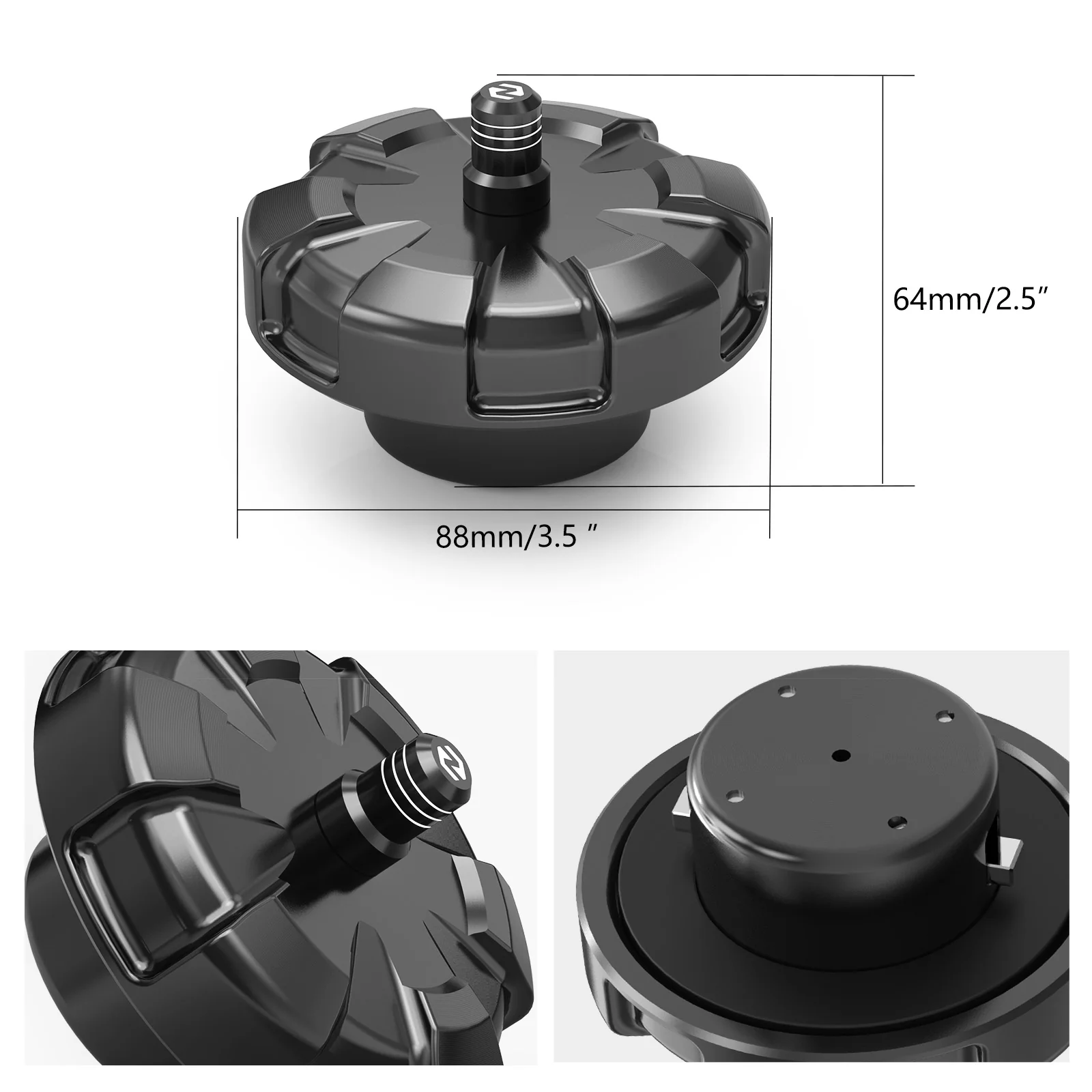 Gas Fuel Tank Cap Cover w/Breather Valve For Honda XR650L 1993-2025 - Image 14