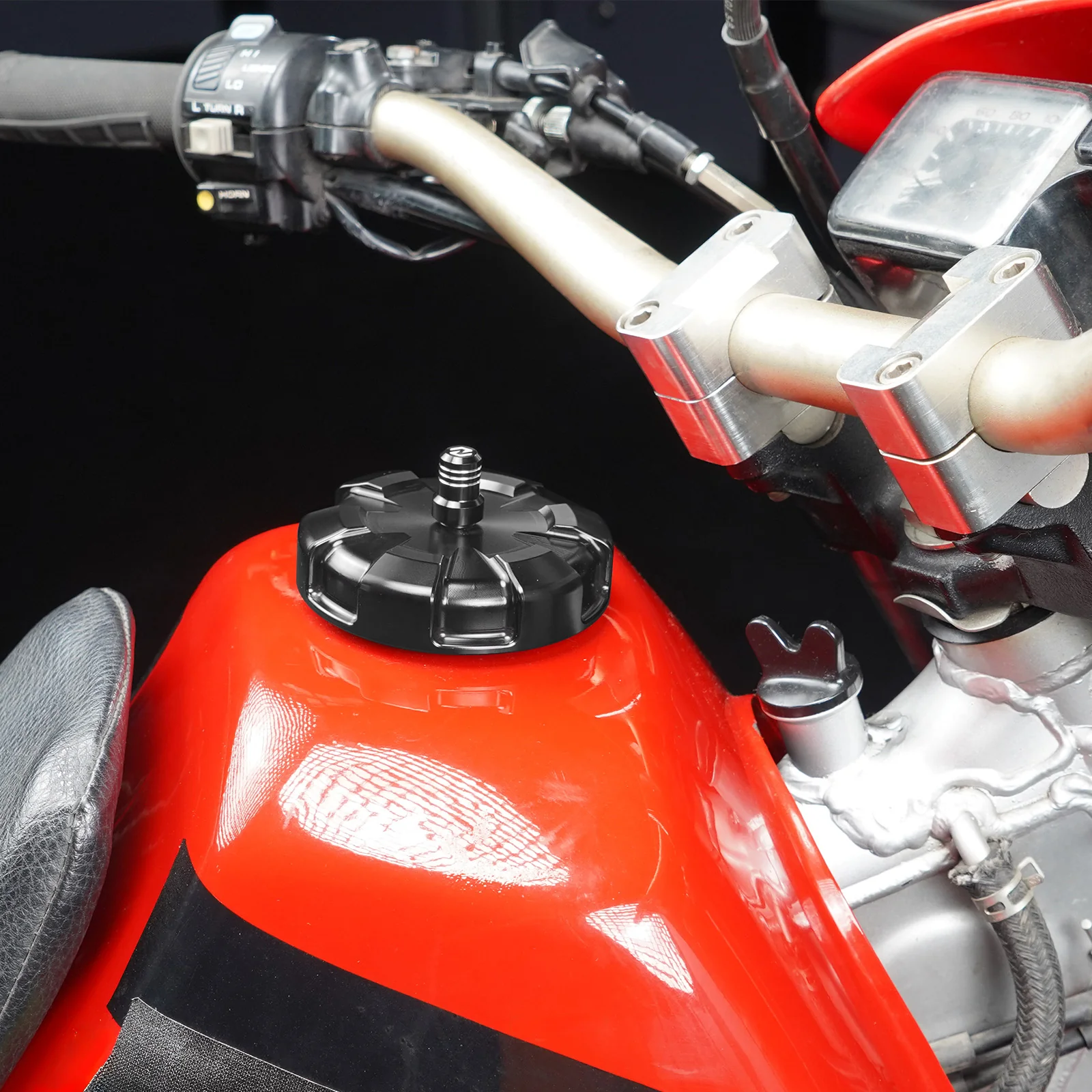 Gas Fuel Tank Cap Cover w/Breather Valve For Honda XR650L 1993-2025 - Image 16