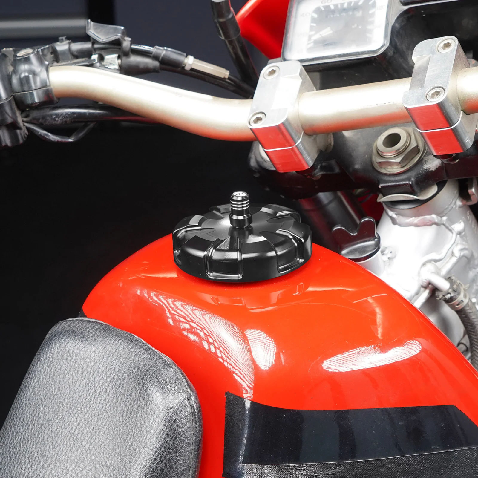 Gas Fuel Tank Cap Cover w/Breather Valve For Honda XR650L 1993-2025 - Image 3