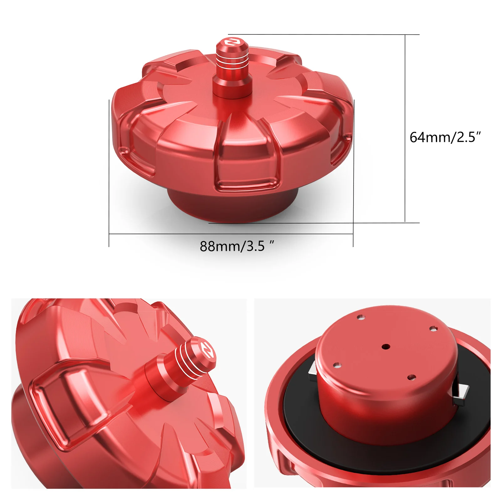 Gas Fuel Tank Cap Cover w/Breather Valve For Honda XR650L 1993-2025 - Image 5