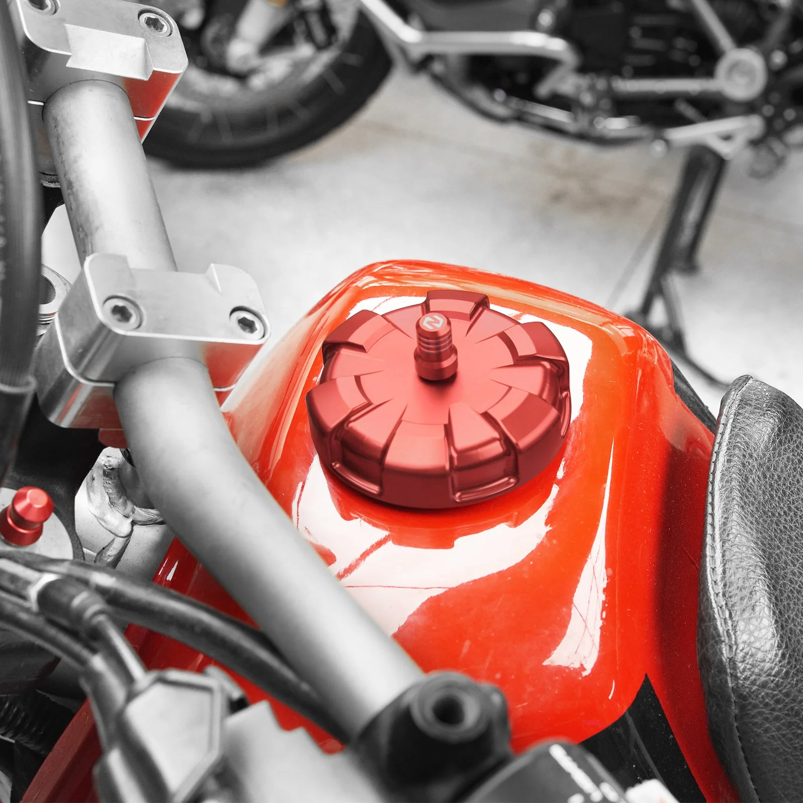 Gas Fuel Tank Cap Cover w/Breather Valve For Honda XR650L 1993-2025 - Image 6