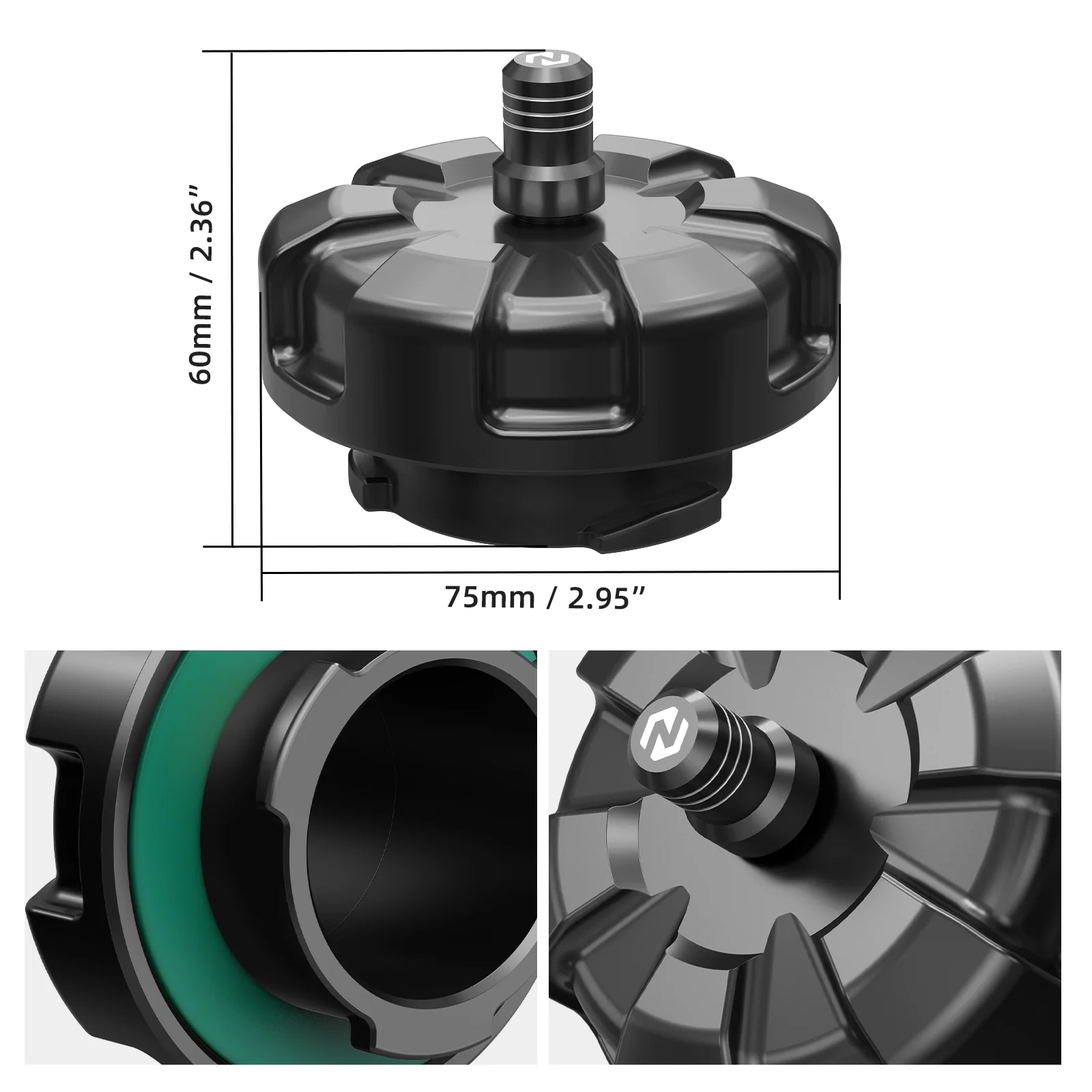 Fuel Tank Cap w/One-Way Vent Valve For Gas Gas EX 250 300 EC 350 F 2021-2026 - Image 6