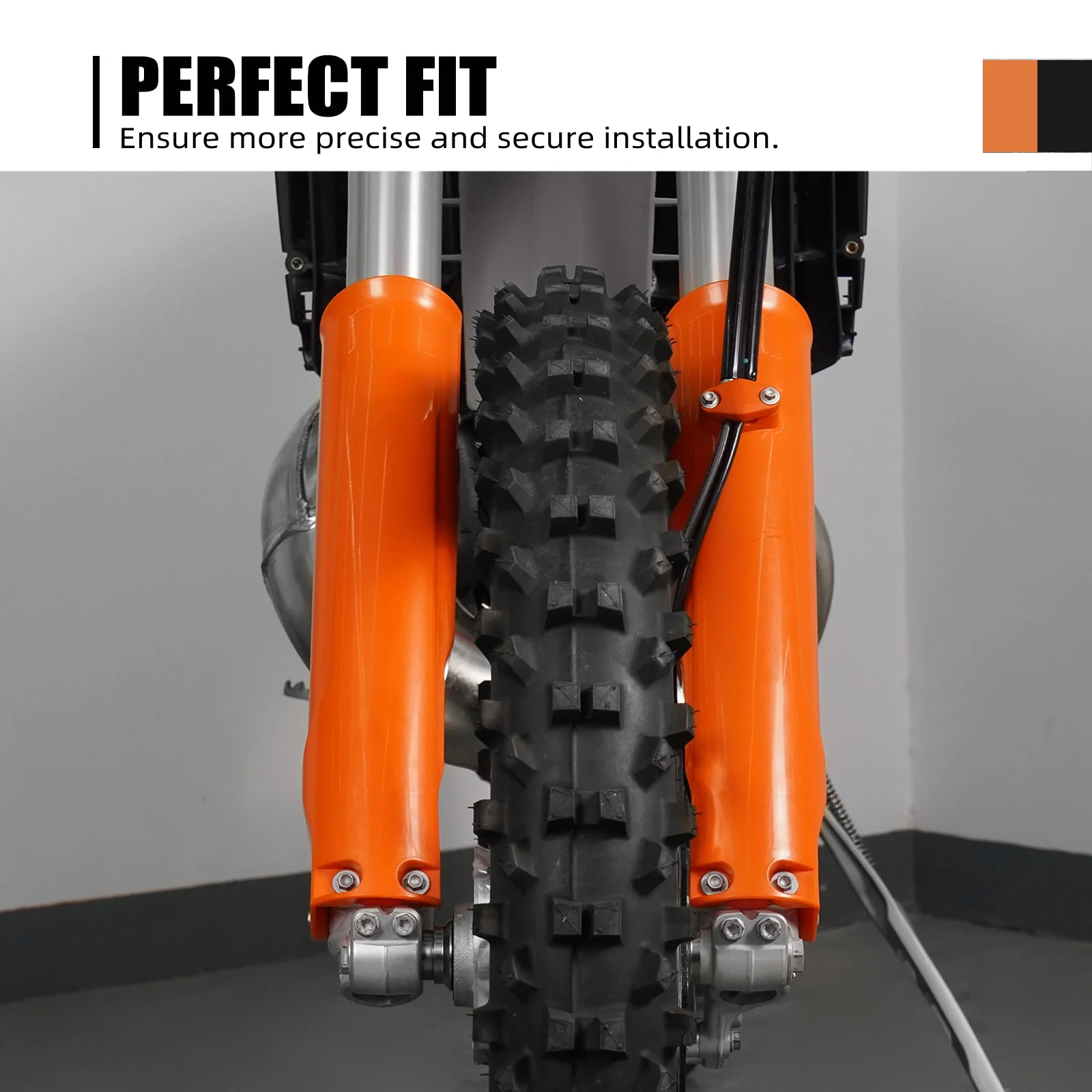 Full Coverage Front Lower Fork Guards For KTM 350 500 EXC-F 2024 - Image 3