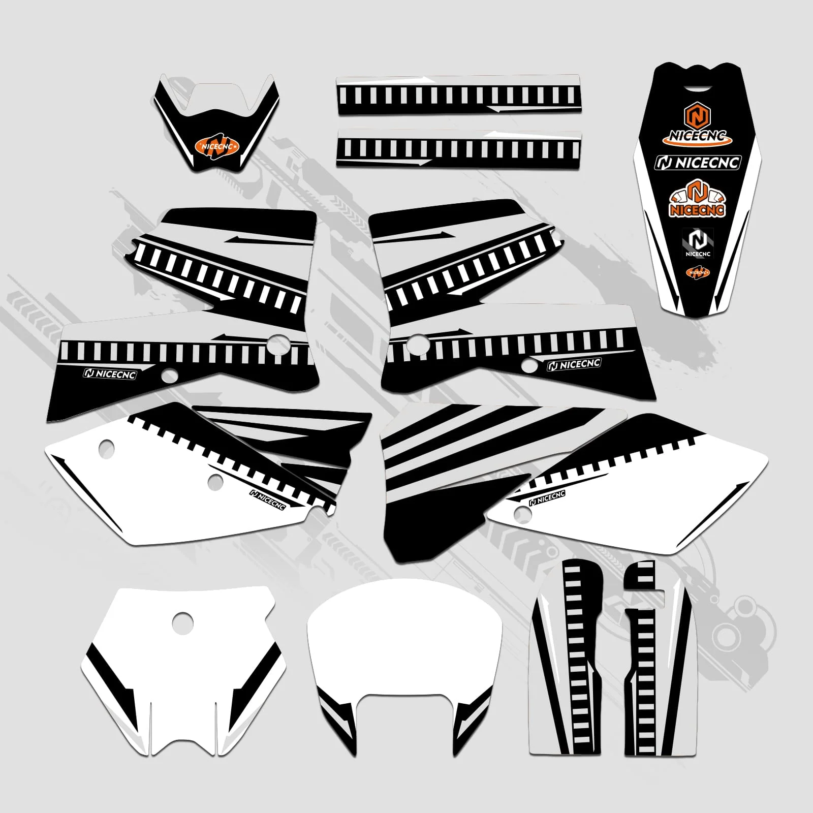 Full Graphics Decals Stickers Kit For KTM SX 2005-2006 - Image 6