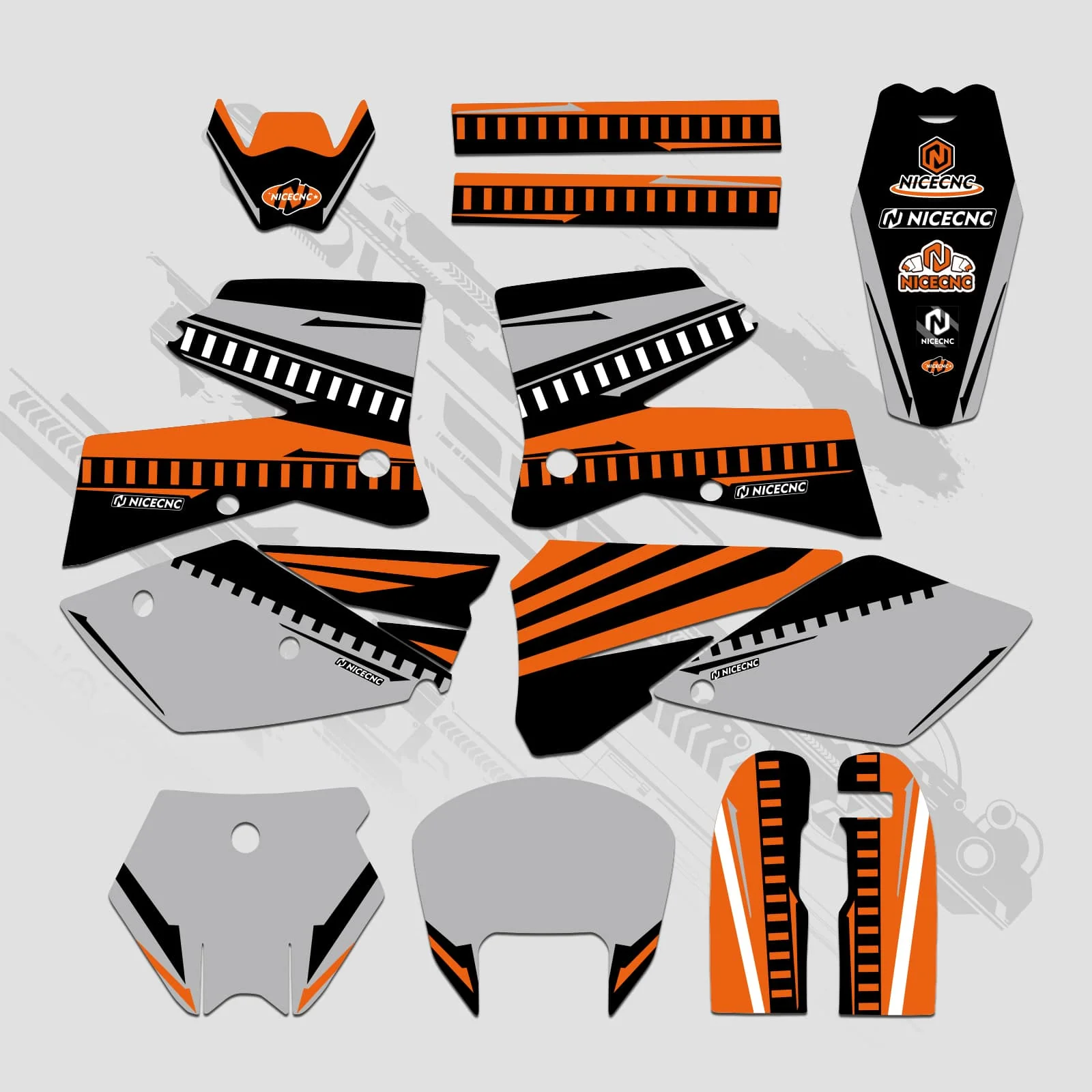 Full Graphics Decals Stickers Kit For KTM SX 2005-2006 - Image 9