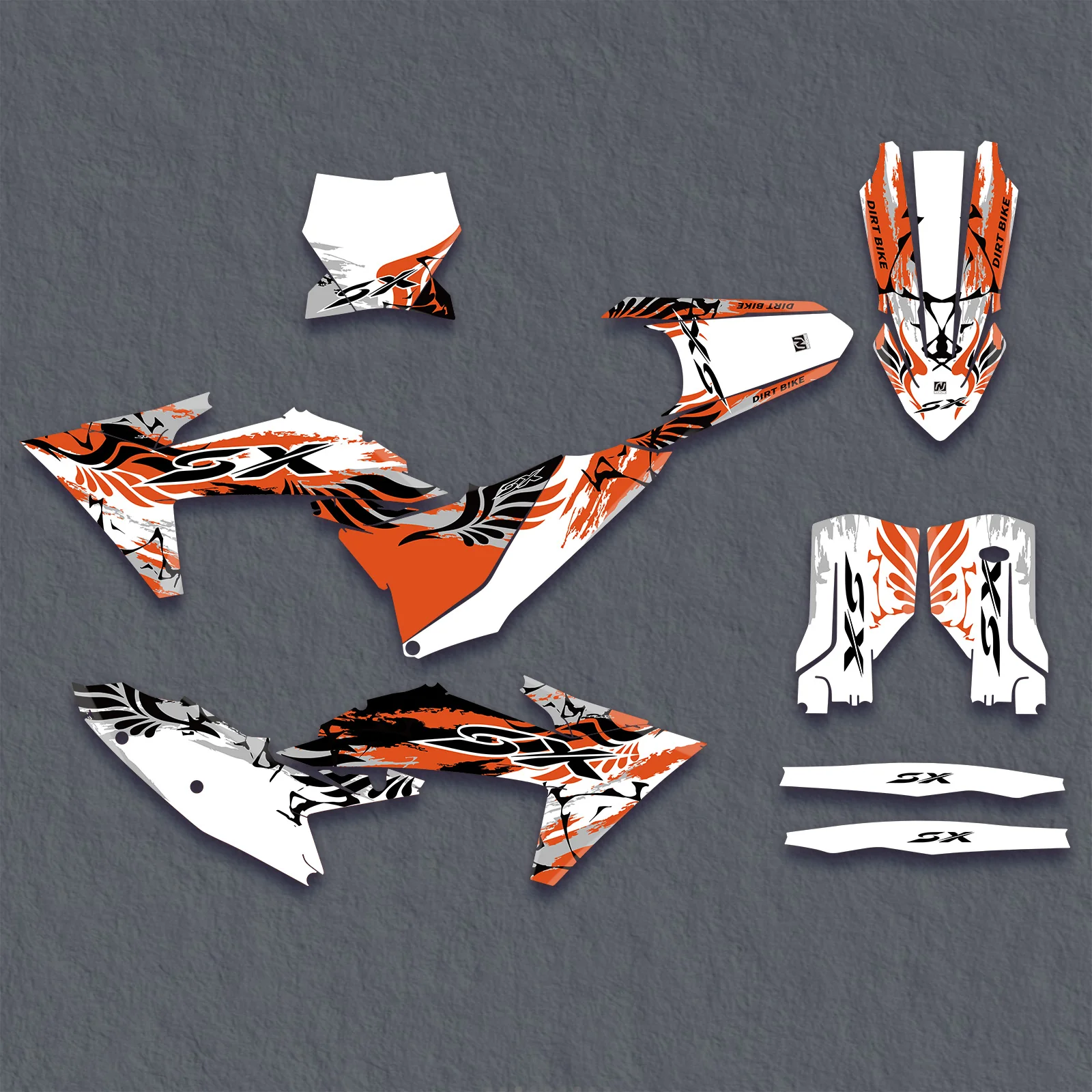 Full Graphics Decals Stickers Kit For KTM SX 2023-2025 - Image 2