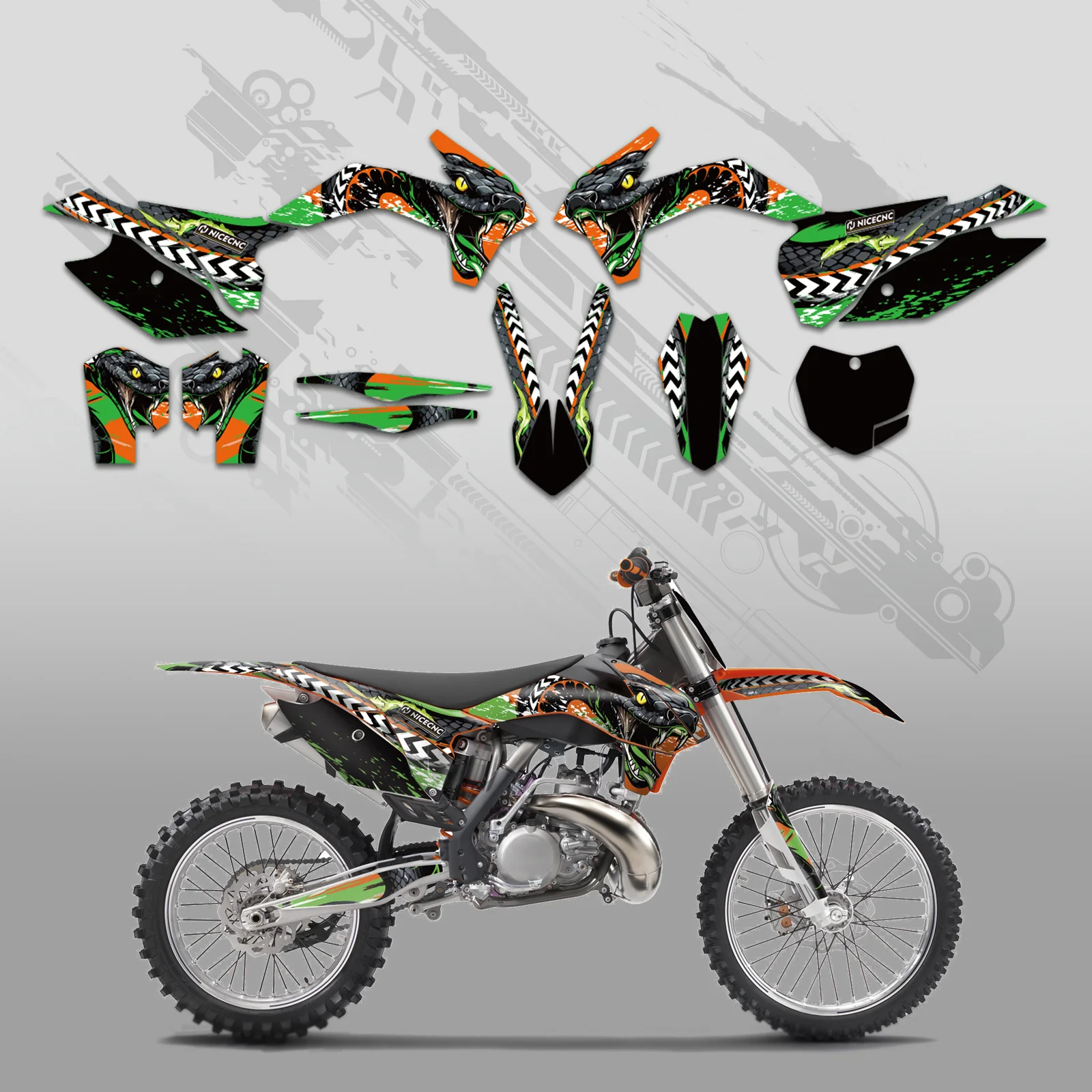 Full Graphics Decals Stickers Kit For KTM SX XC 125-450F 13-15 EXC XC-W XCF-W 14 - Image 3