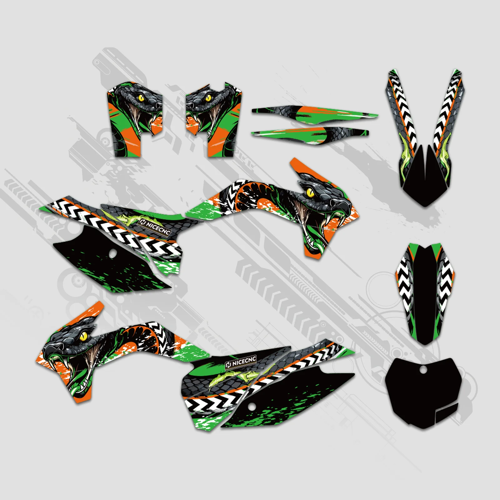 Full Graphics Decals Stickers Kit For KTM SX XC 125-450F 13-15 EXC XC-W XCF-W 14 - Image 4