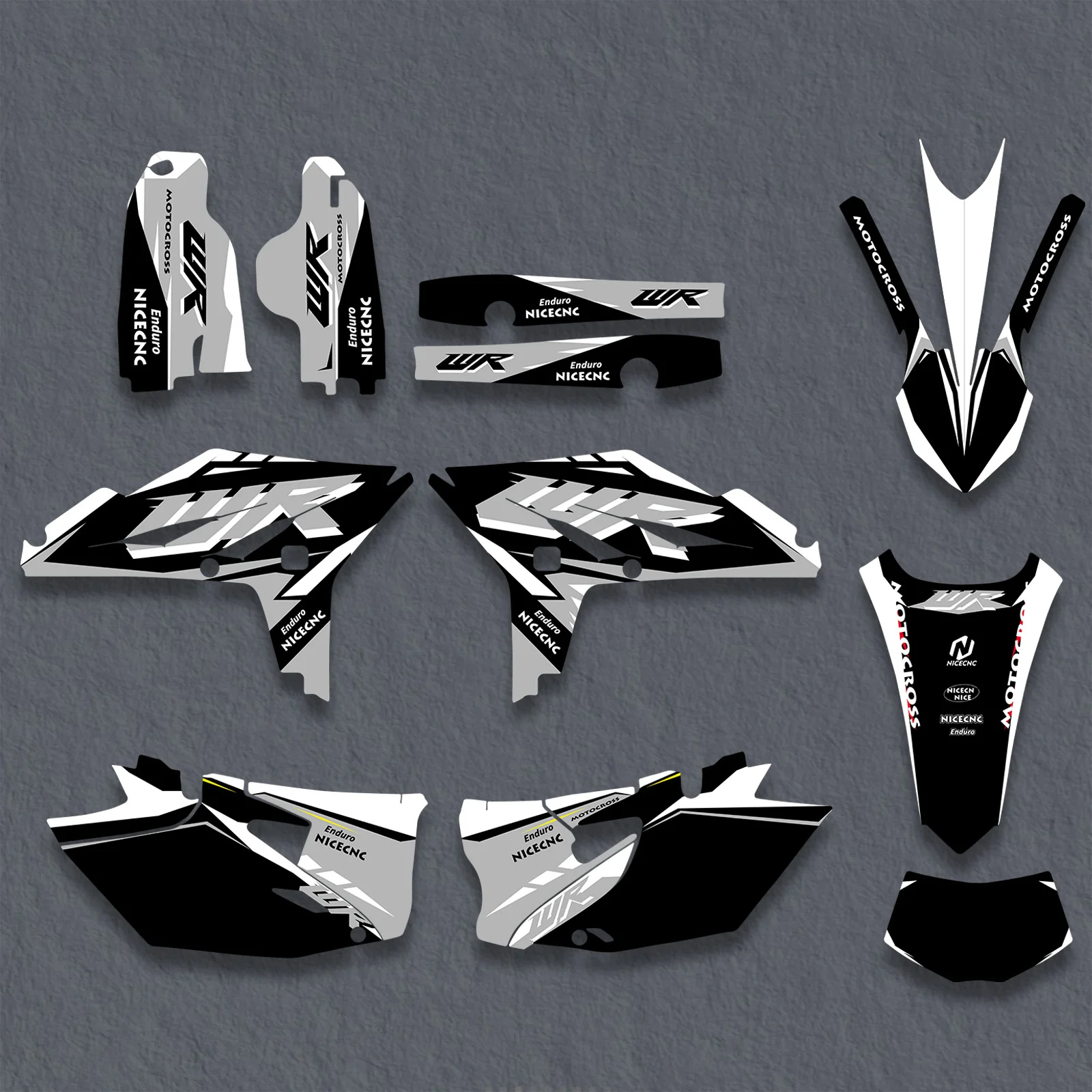 Full Graphics Decals Stickers Kit For YAMAHA WR450F 2012-2015 - Image 5