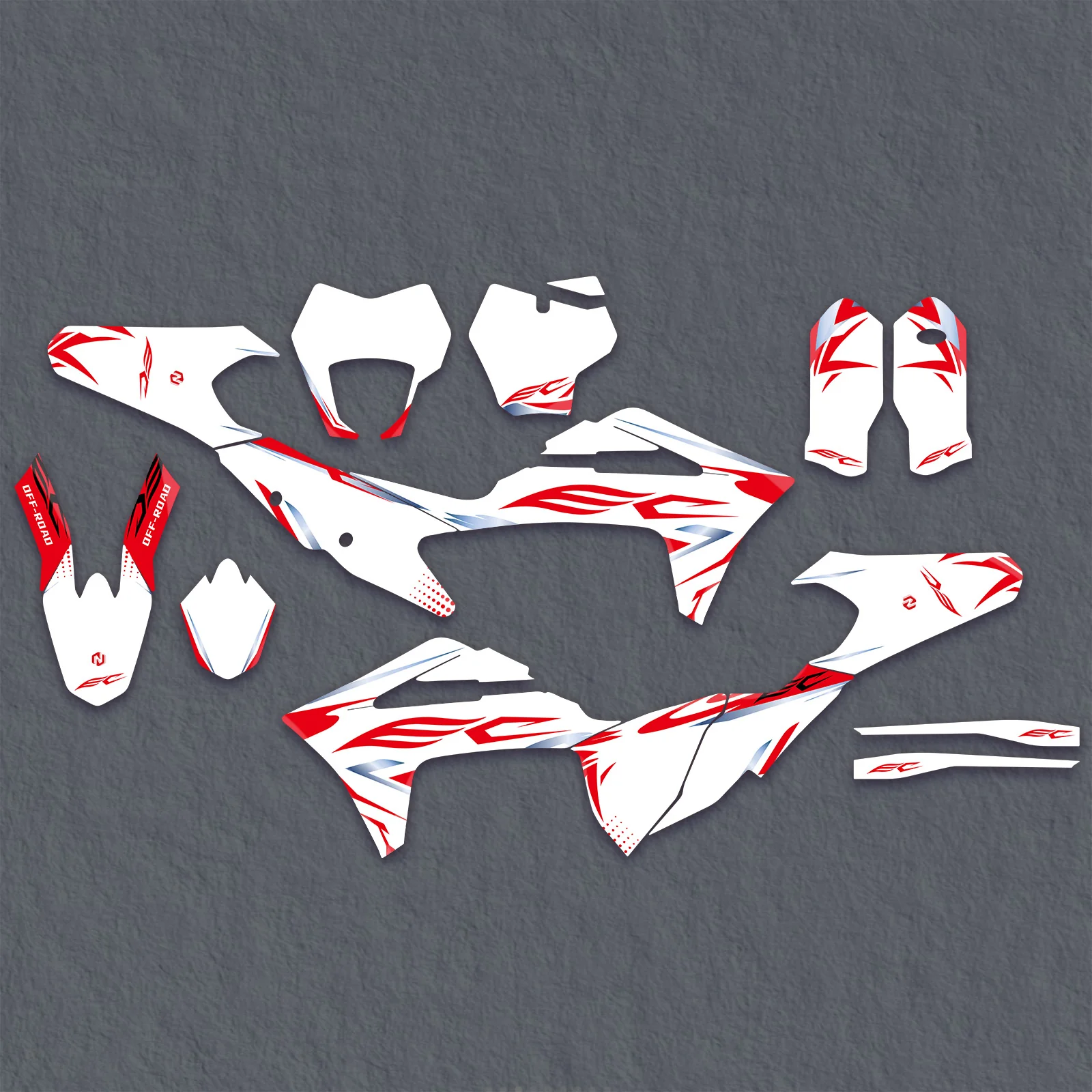 Full Graphics Decals Stickers Set For GAS GAS EC Enduro 2021-2023 - Image 2
