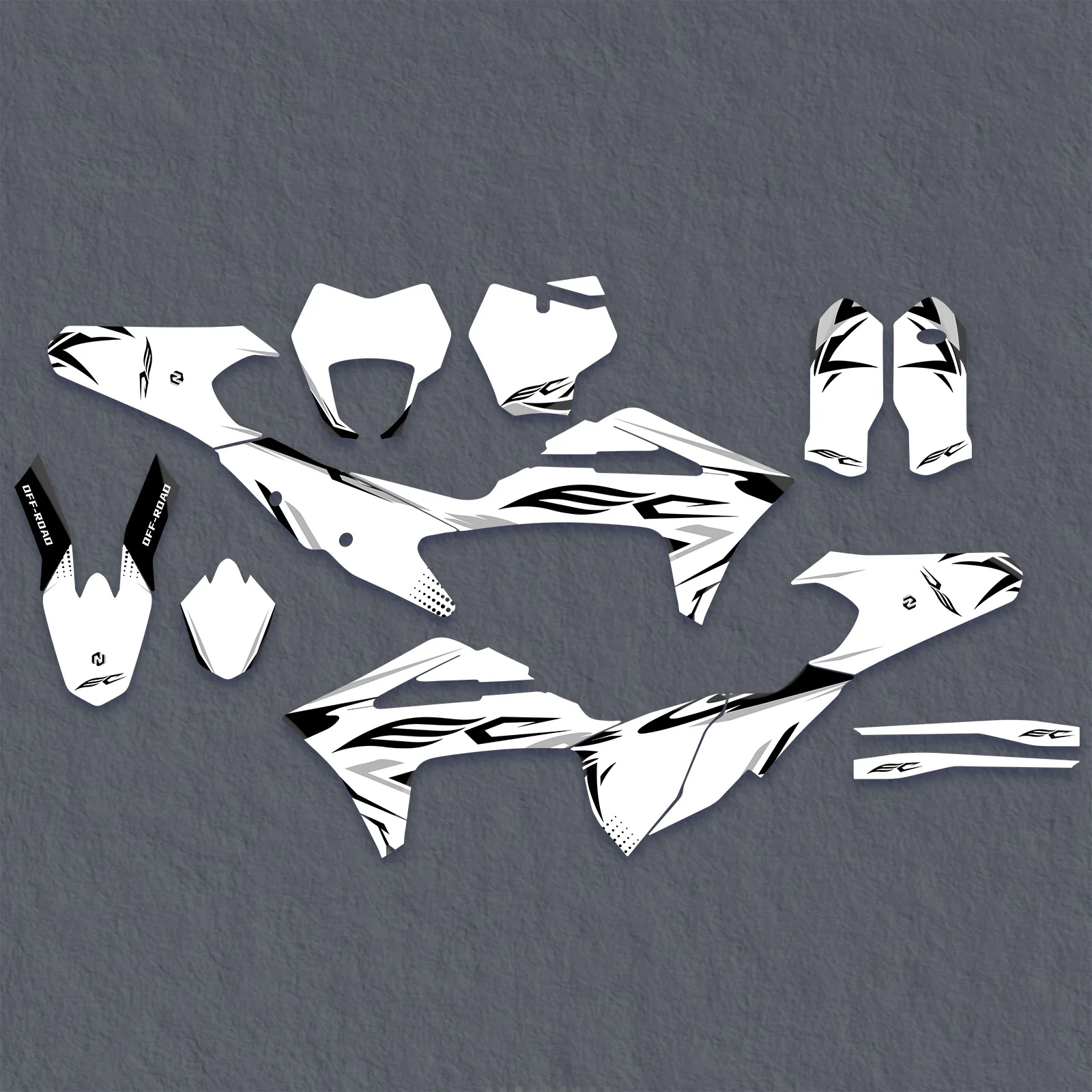 Full Graphics Decals Stickers Set For GAS GAS EC Enduro 2021-2023 - Image 3