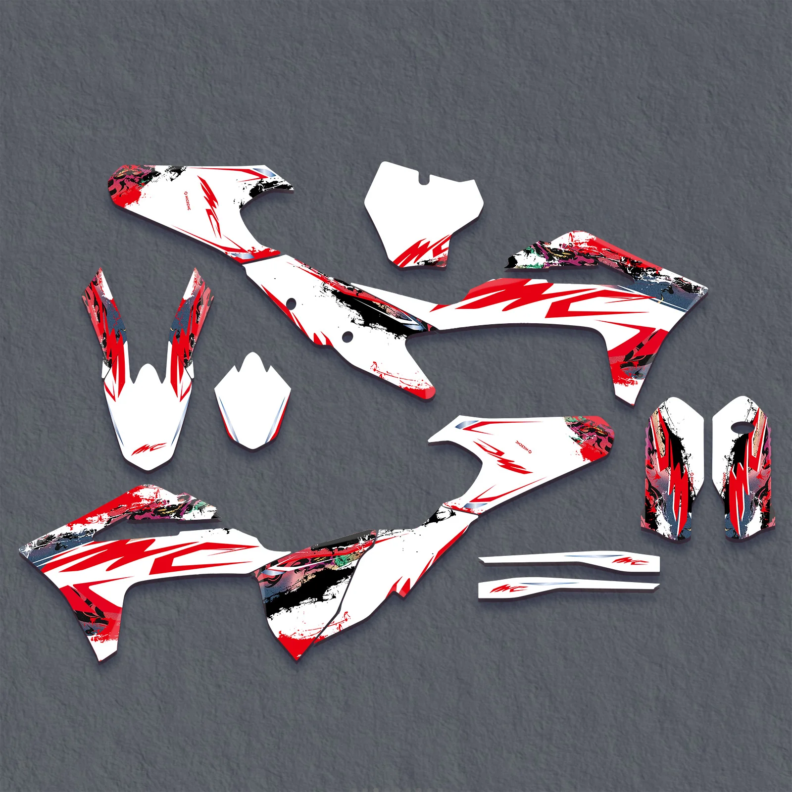 Full Graphics Decals Stickers Set For GAS GAS MC Motocross All Models 2021-2023 - Image 2