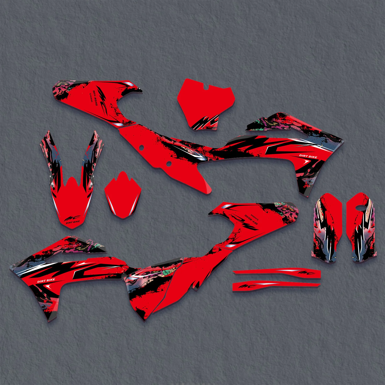 Full Graphics Decals Stickers Set For GAS GAS MC Motocross All Models 2021-2023 - Image 3