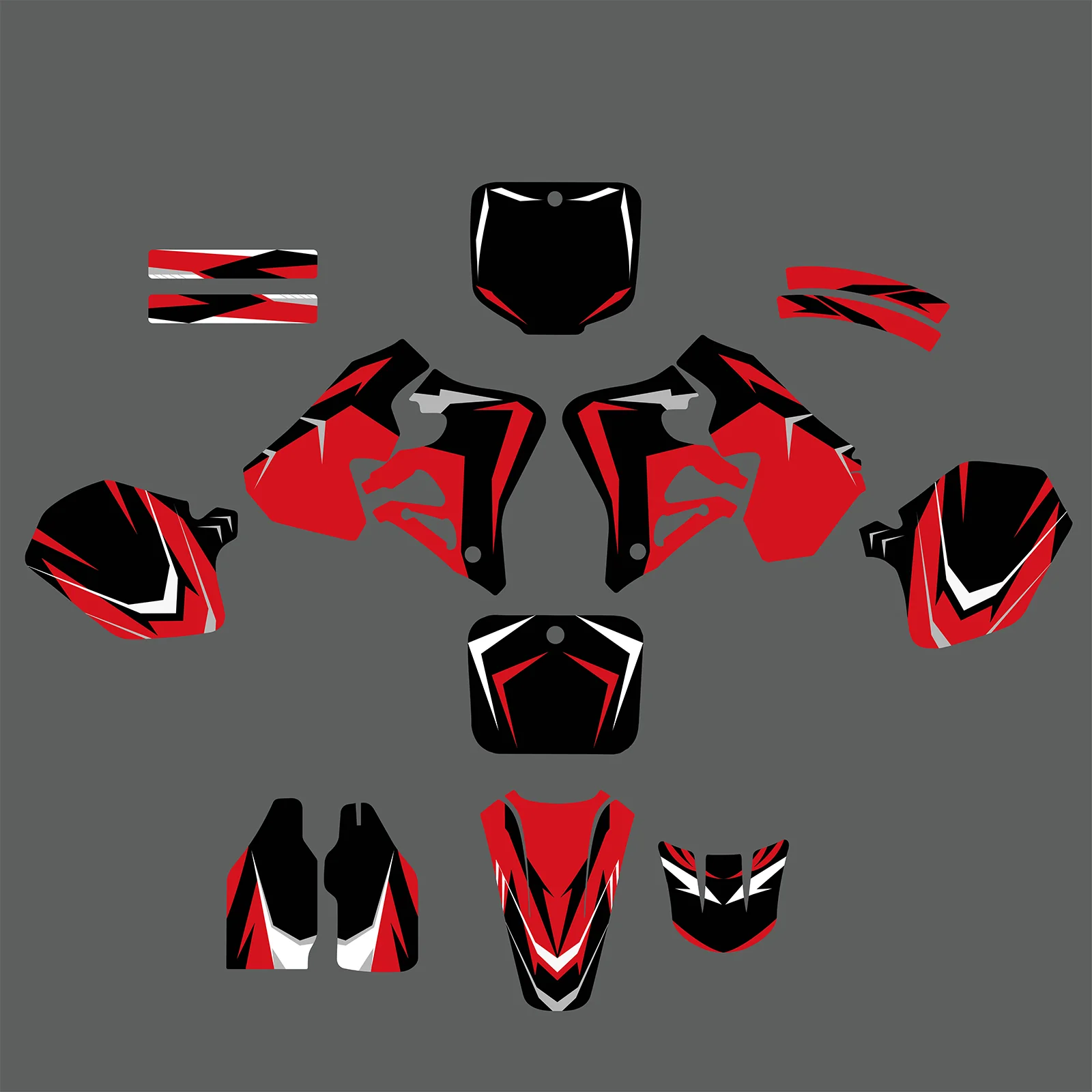 Full Graphics Decals Stickers Set For HONDA CR125 1995-1997 CR250 1995-1996 - Image 2