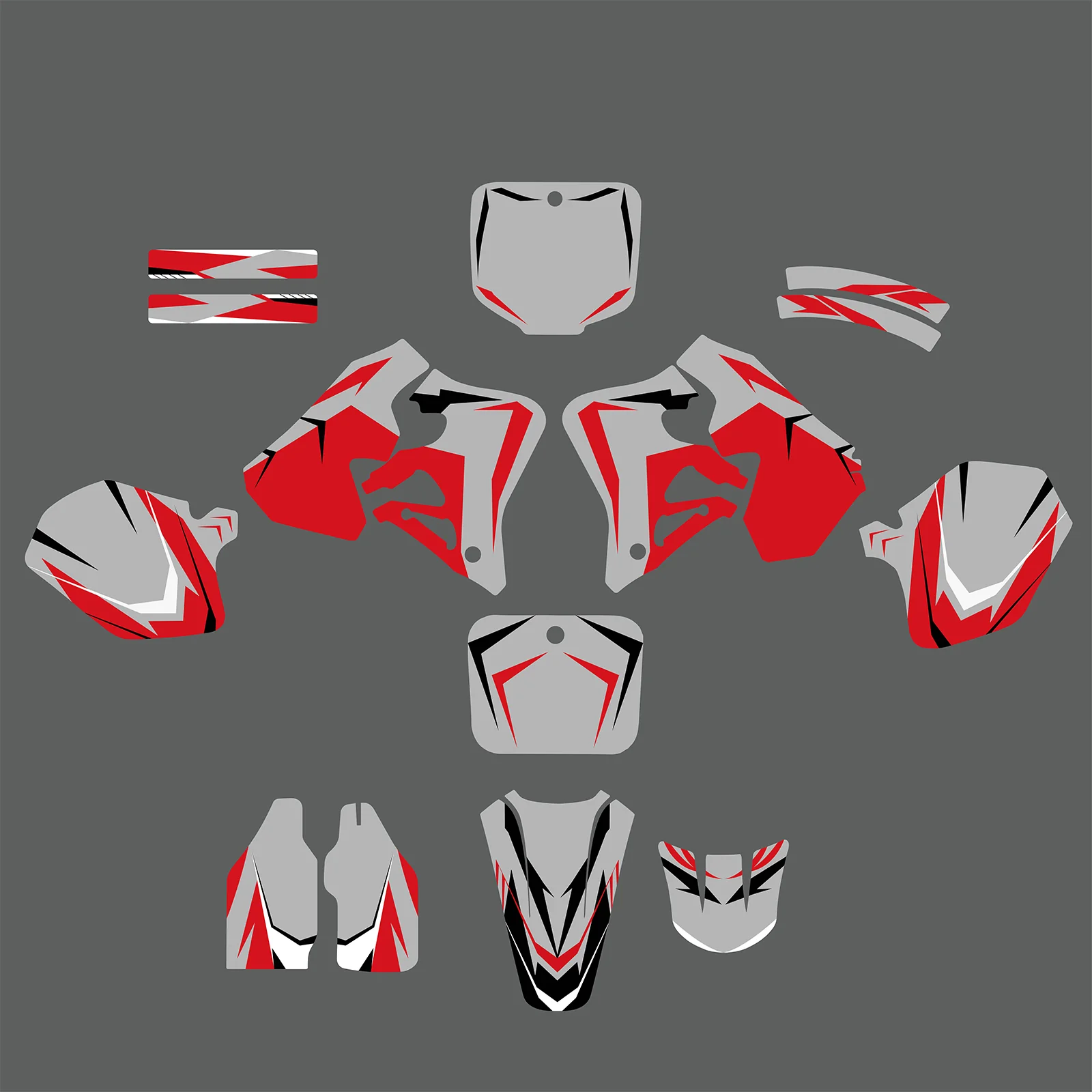 Full Graphics Decals Stickers Set For HONDA CR125 1995-1997 CR250 1995-1996 - Image 3