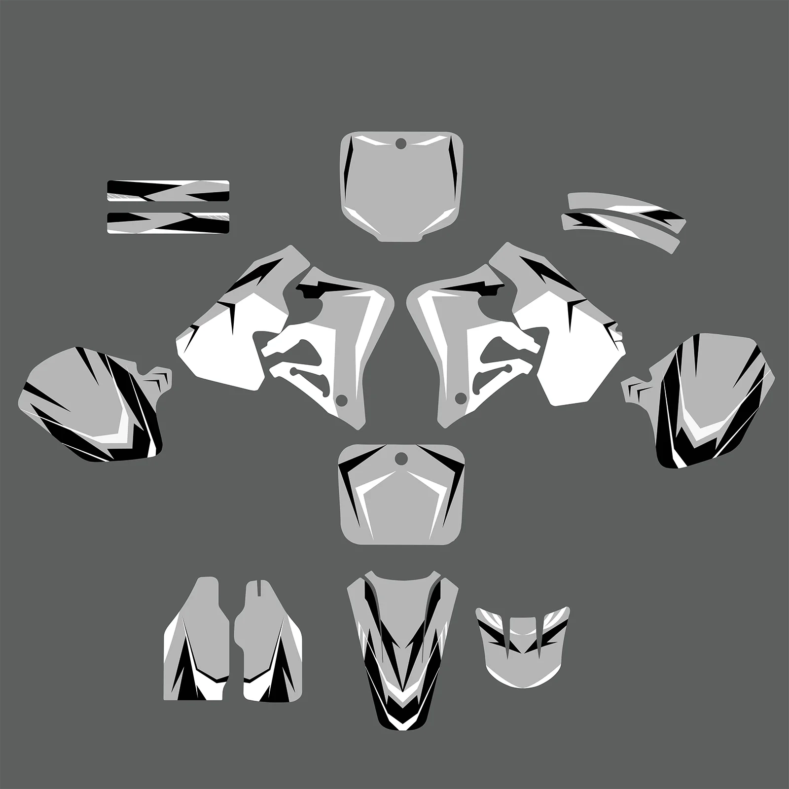 Full Graphics Decals Stickers Set For HONDA CR125 1995-1997 CR250 1995-1996 - Image 3