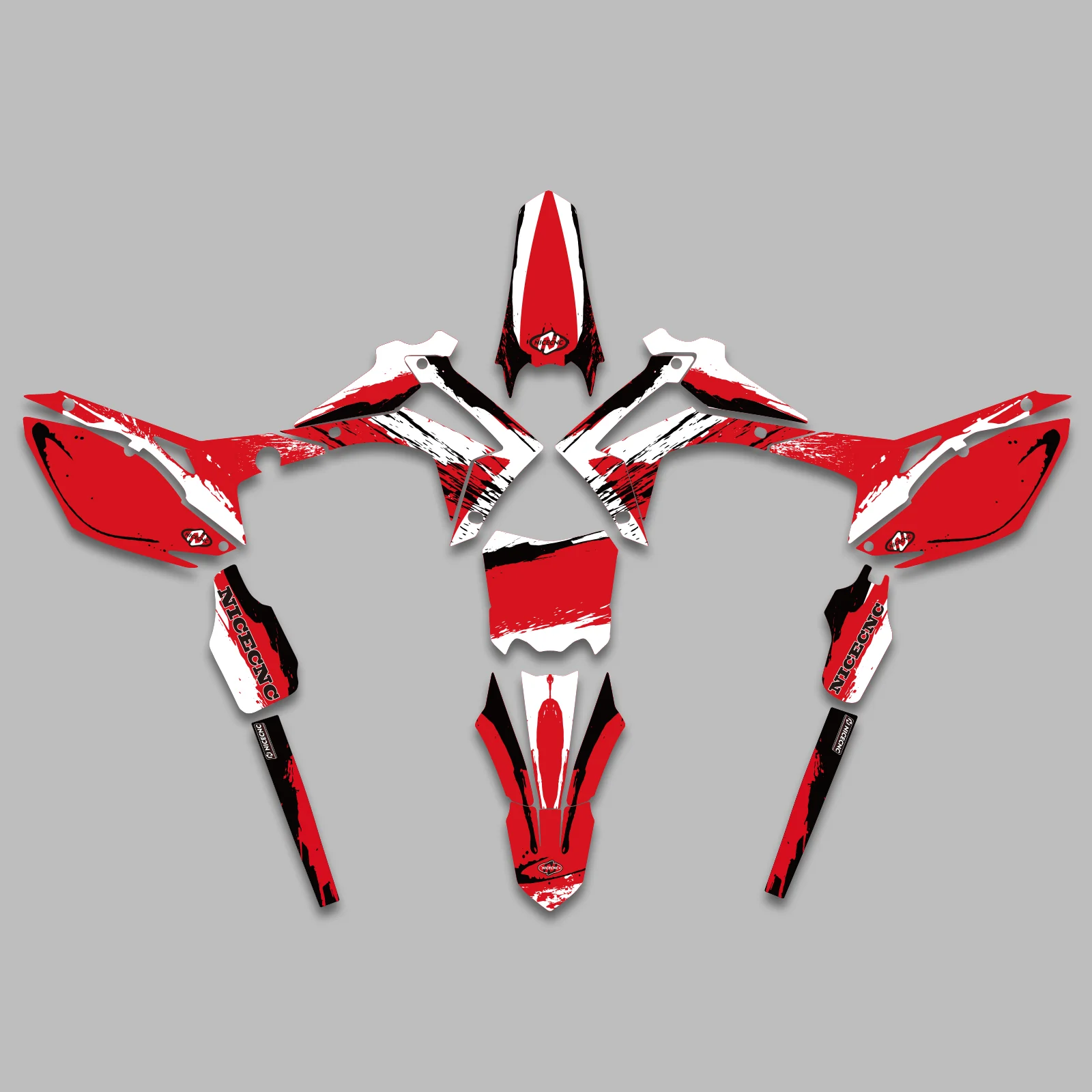 Full Graphics Decals Stickers Set For HONDA CRF250 2014-2017 CRF450 2013-2016 - Image 4