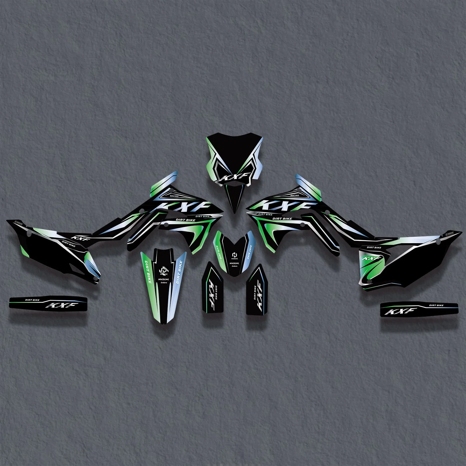 Full Graphics Decals Stickers Set For KAWASAKI KXF250 21-23 KX450F 19-23