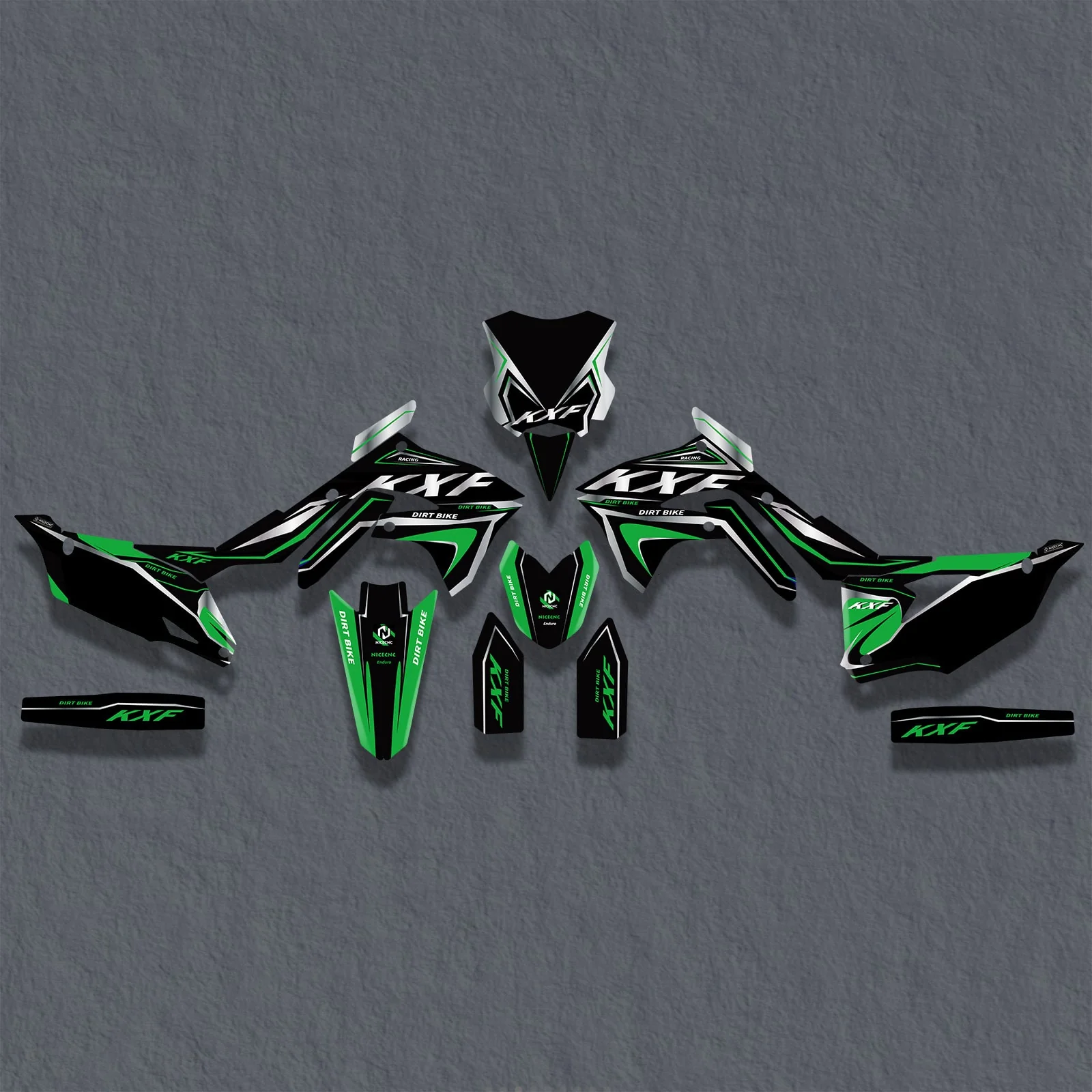 Full Graphics Decals Stickers Set For KAWASAKI KXF250 21-23 KX450F 19-23 - Image 2