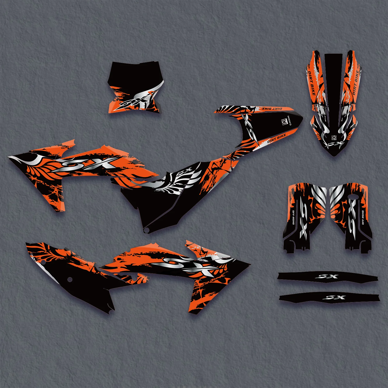 Full Graphics Decals Stickers Set For KTM SX 2023-2025 - Image 2