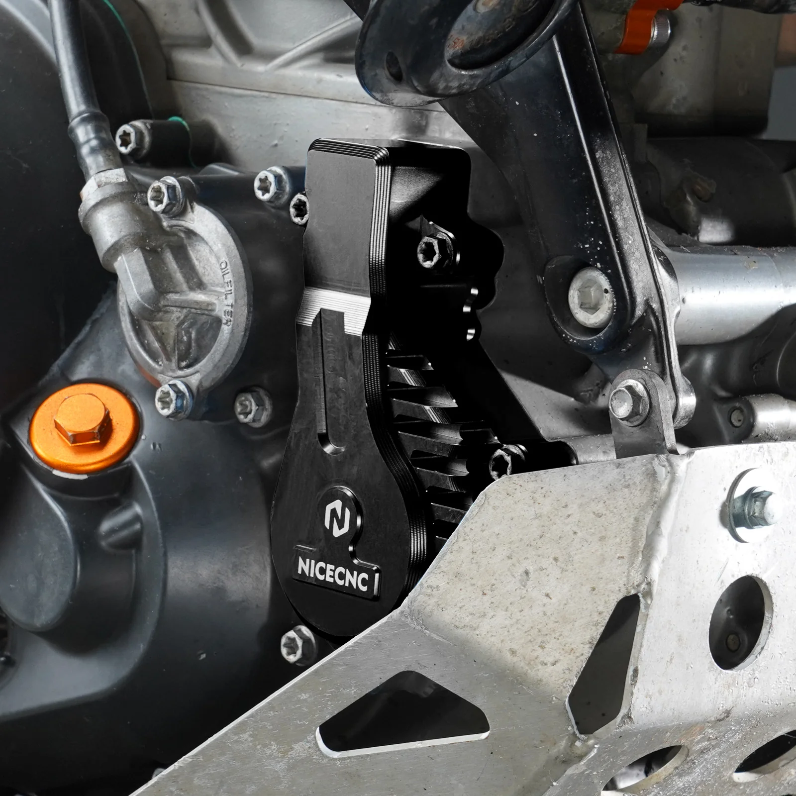 Finned Water Pump Cover Guard For Husqvarna 701 Enduro SM 2016–2025 - Image 4