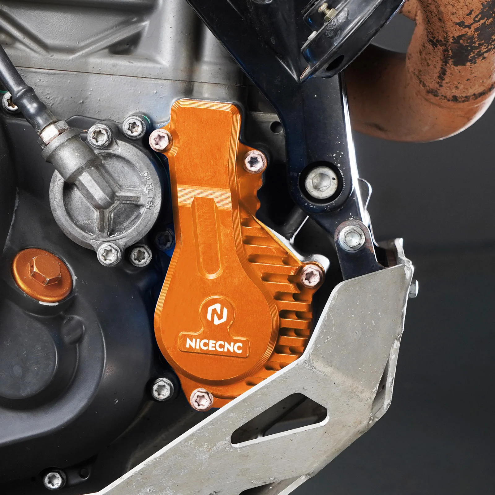Finned Water Pump Cover Guard For Husqvarna 701 Enduro SM 2016–2025 - Image 15