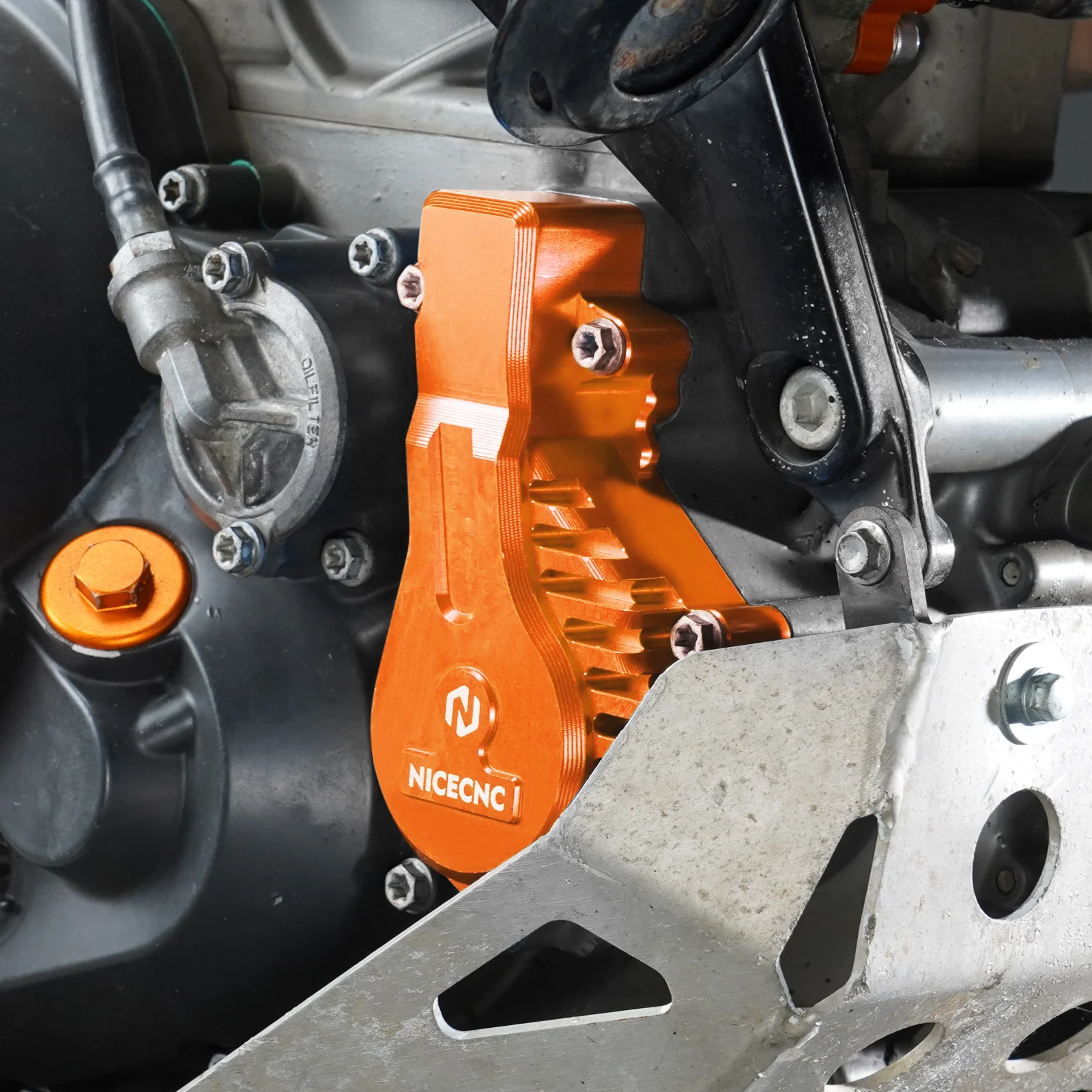 Finned Water Pump Cover Guard For Husqvarna 701 Enduro SM 2016–2025 - Image 3