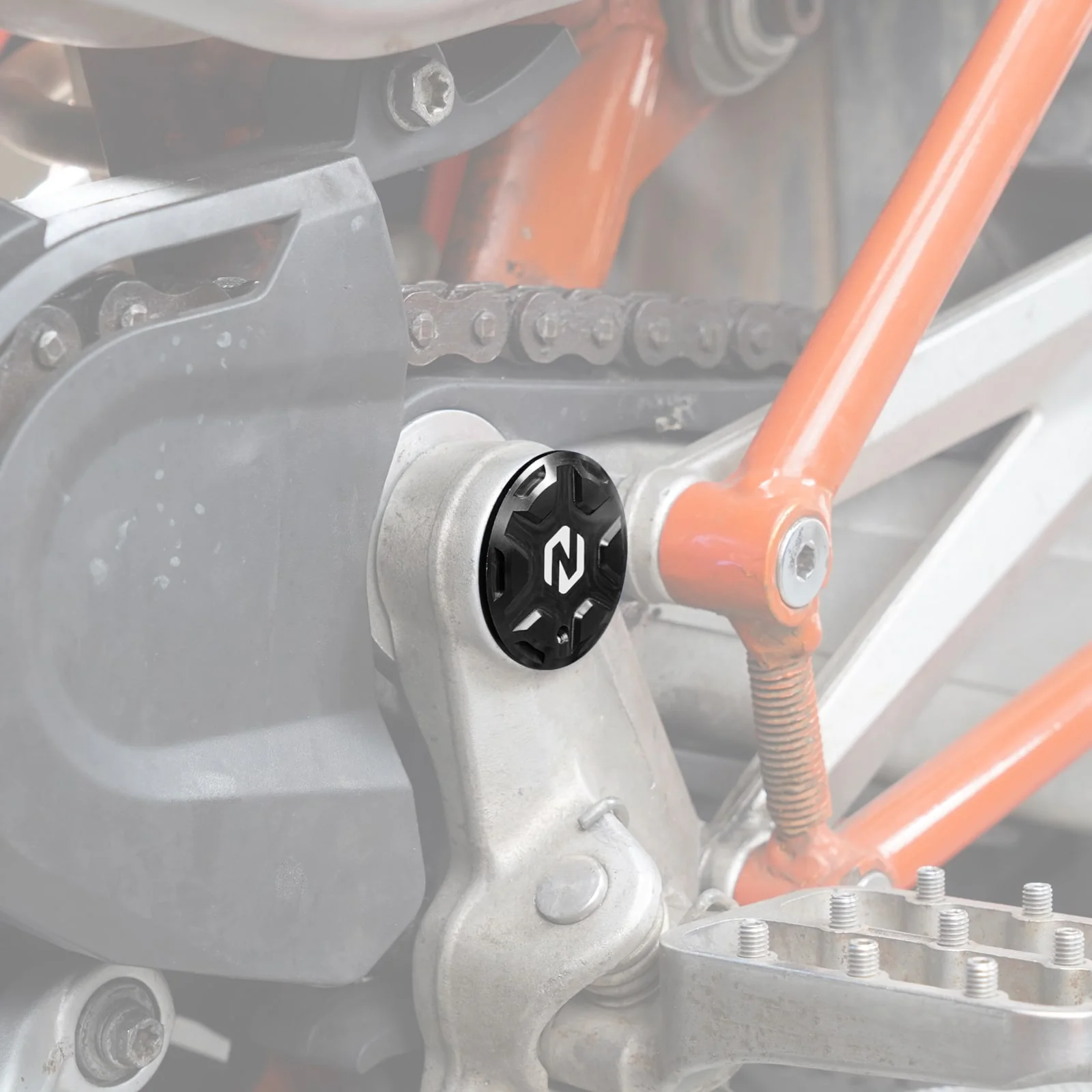 Swingarm Pivot Hole Plugs Covers For Husqvarna 701 Enduro Supermoto SM 2016–2025 - Image 3