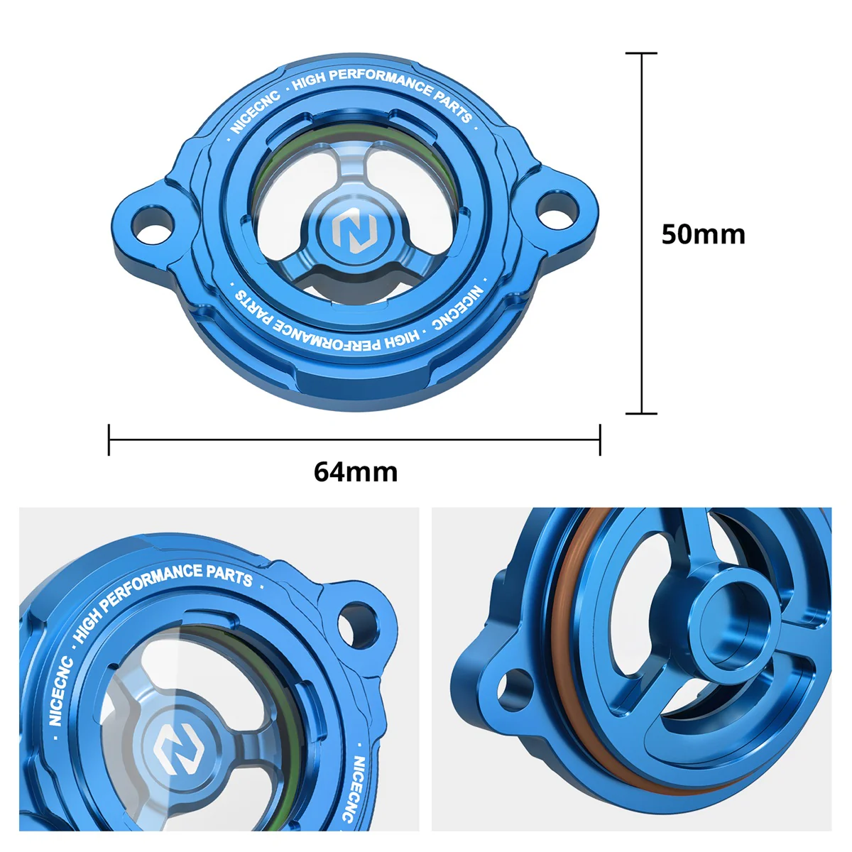 Clear Oil Filter Cover For KTM RC 390 Duke 690 Enduro SMC R 790 890 ADV 1290 SAR - Image 11