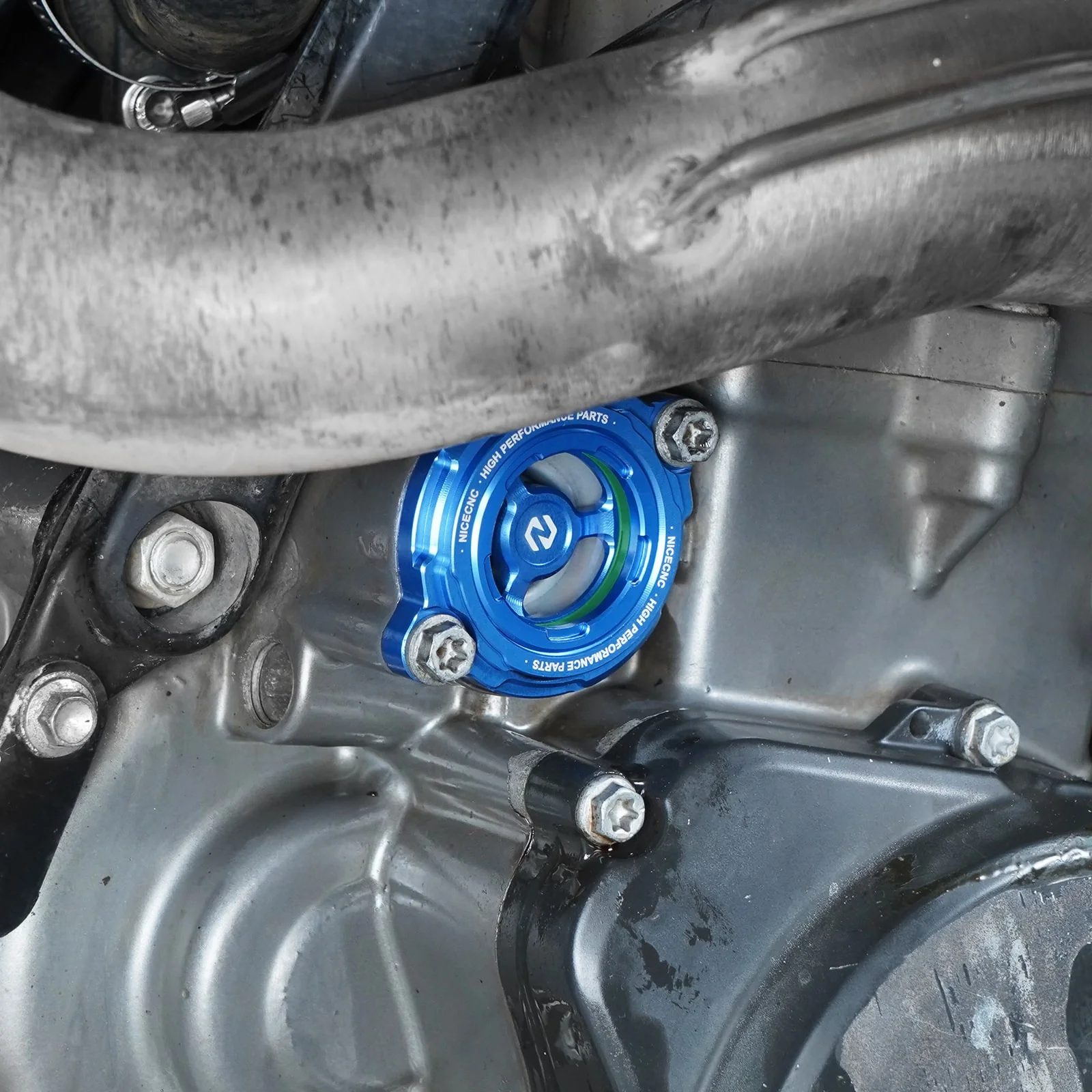 Clear Oil Filter Cover For KTM RC 390 Duke 690 Enduro SMC R 790 890 ADV 1290 SAR - Image 3