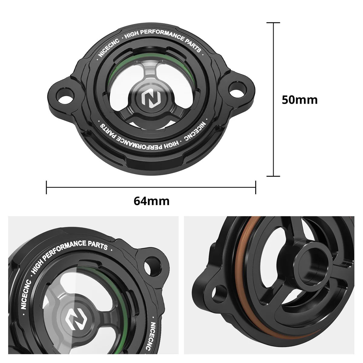 Clear Oil Filter Cover For KTM RC 390 Duke 690 Enduro SMC R 790 890 ADV 1290 SAR - Image 17