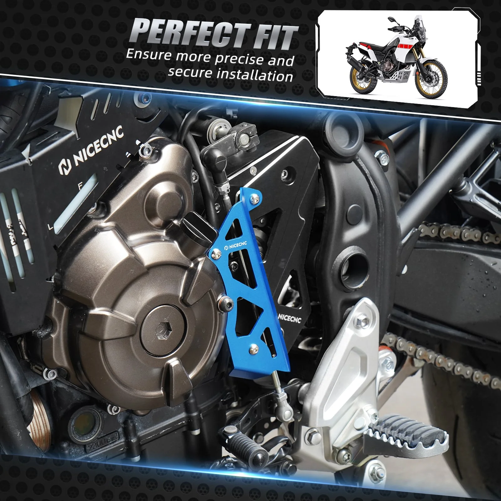 Gear Shift Linkage Cover For Yamaha Tenere 700 /XTZ700 2019-2024 - Image 13