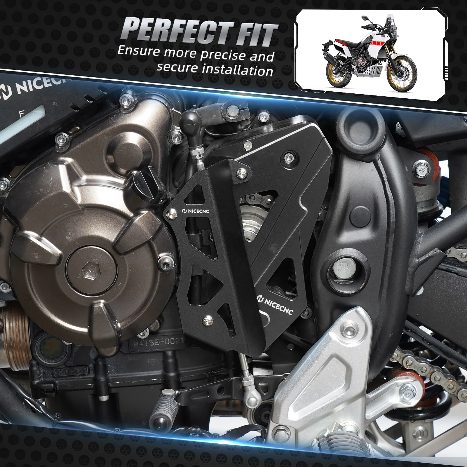 Gear Shift Linkage Cover For Yamaha Tenere 700 /XTZ700 2019-2024 - Image 3