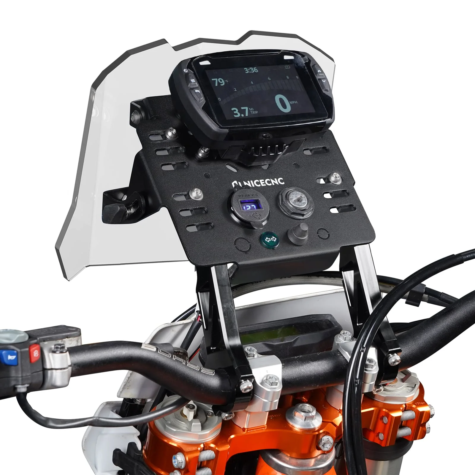 GPS Mount Bracket Mini Fairing Kit For Honda XR650L 1993-2024 - Image 10