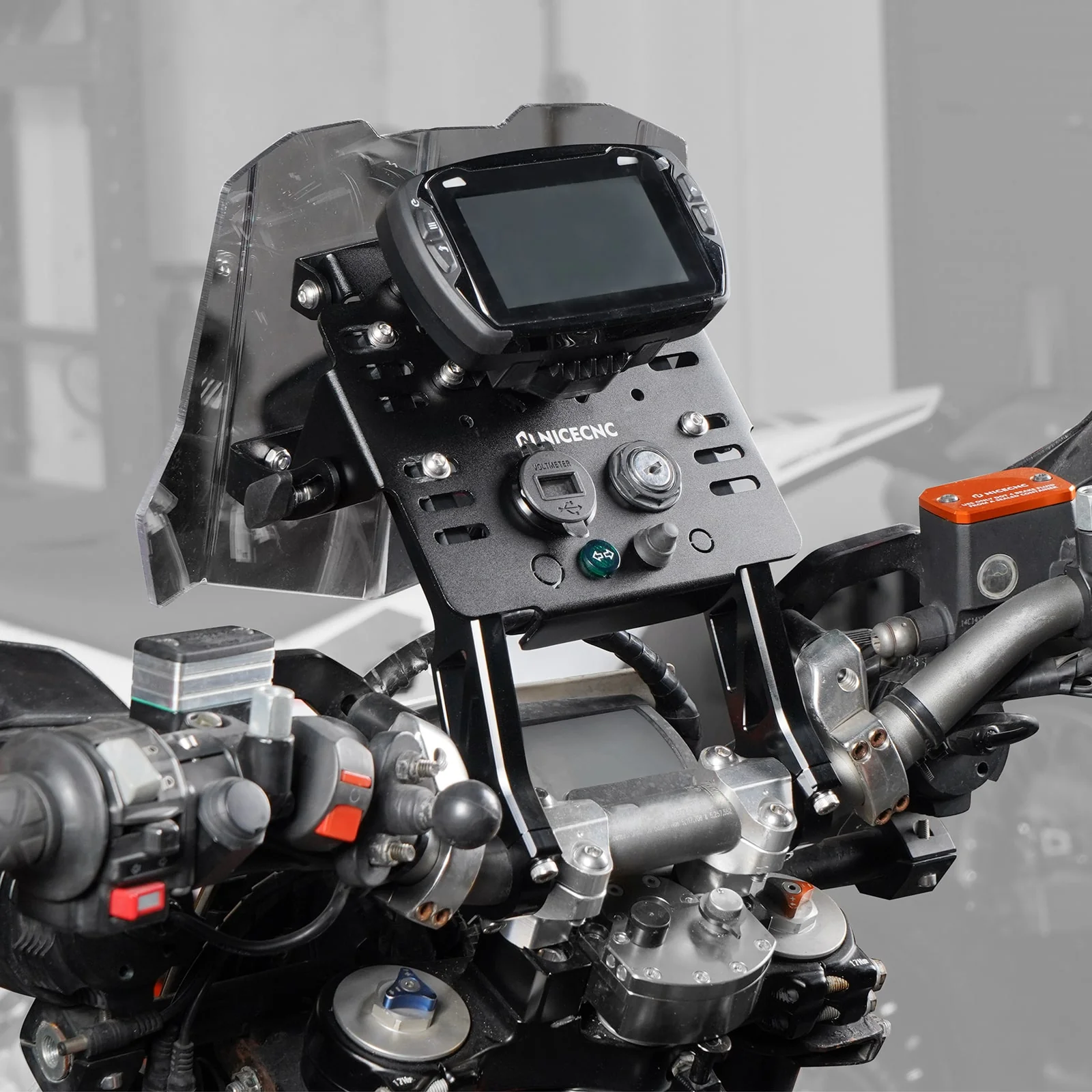 GPS Mount Bracket Mini Fairing Kit For Honda XR650L 1993-2024 - Image 3