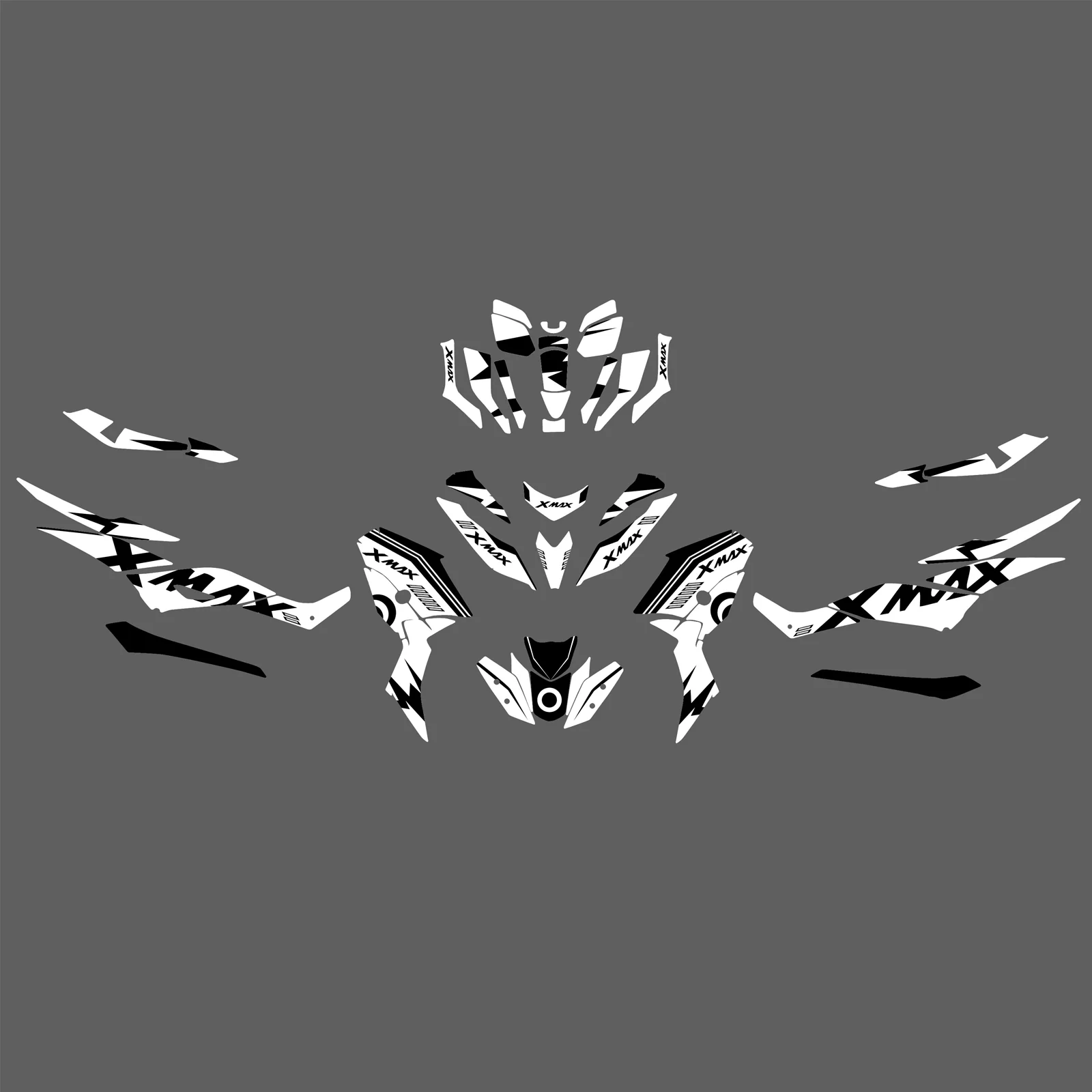 Graphics Background Decal Motorcycle Protect Stickers For YAMAHA X-MAX 2017-2022 - Image 2
